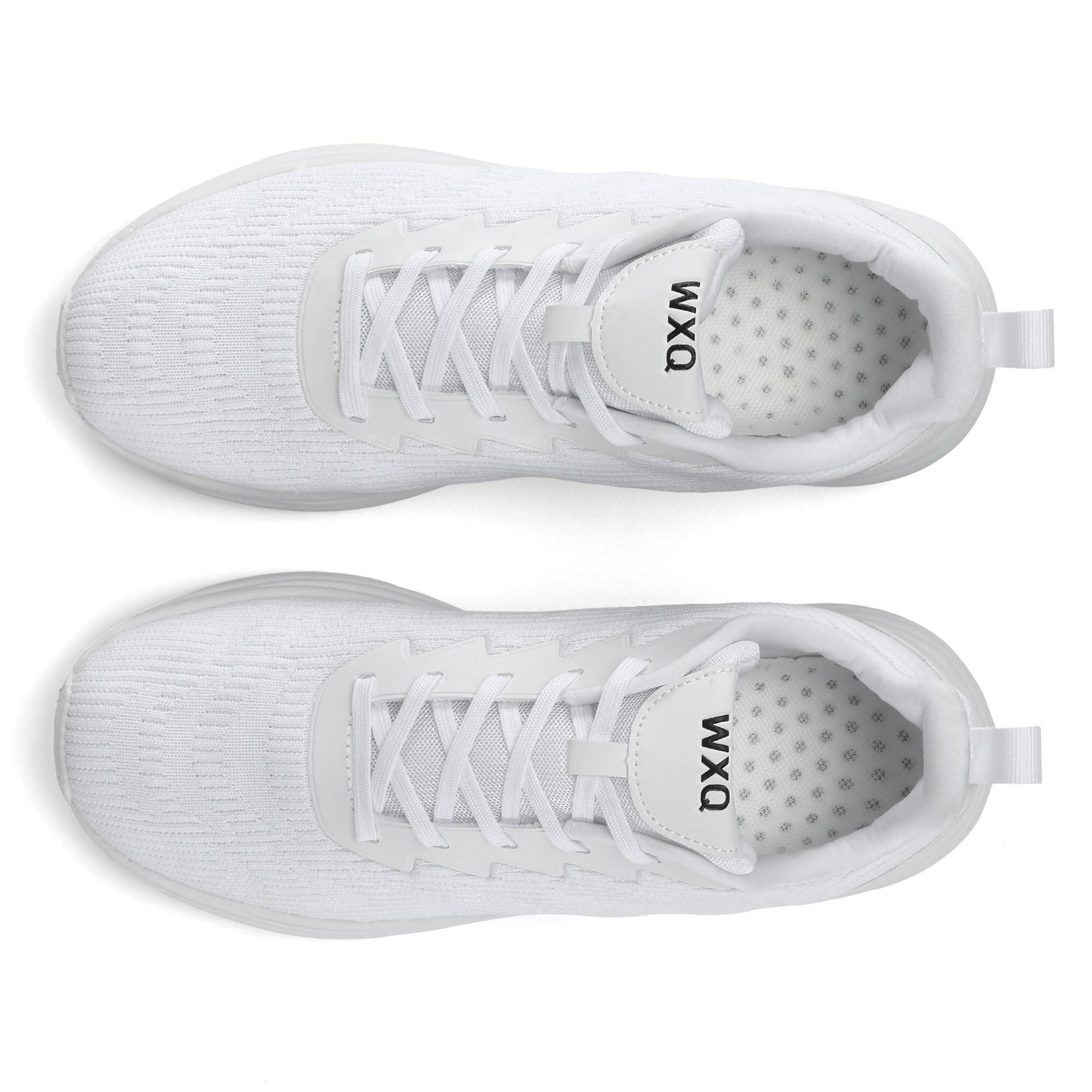 WXQ Men's Casual Walking Shoes Lightweight Breathable Comfortable Non Slip Running Shoes Tennis Workout Athletic Fashion Sneakers White Size 10