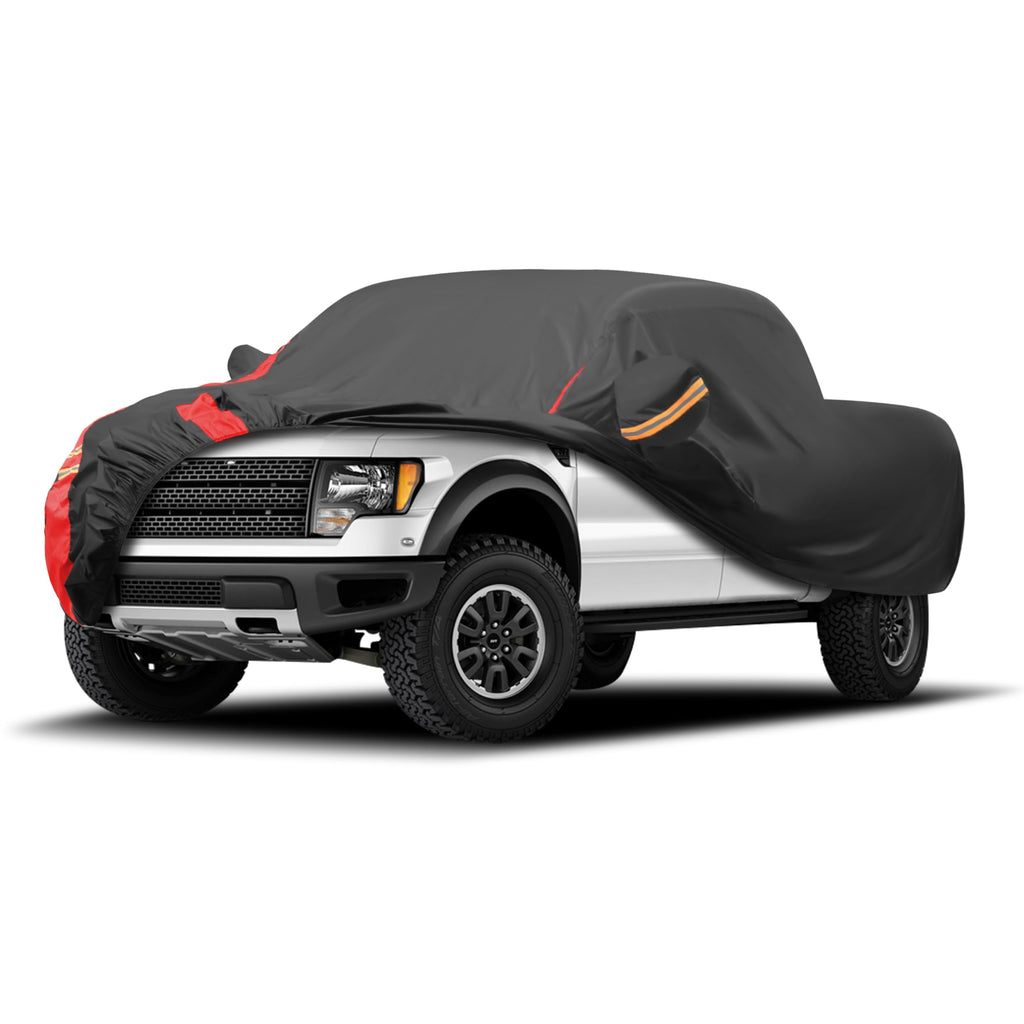 MBLCOOVERS Car Cover Outdoor Automobiles Waterproof All Weater Truck Cover for Chevy Silverado, GMC Sierra, Ford F150/F 150 Heavy Duty Outdoor Pickup Cover Snow Uv Sun Protection