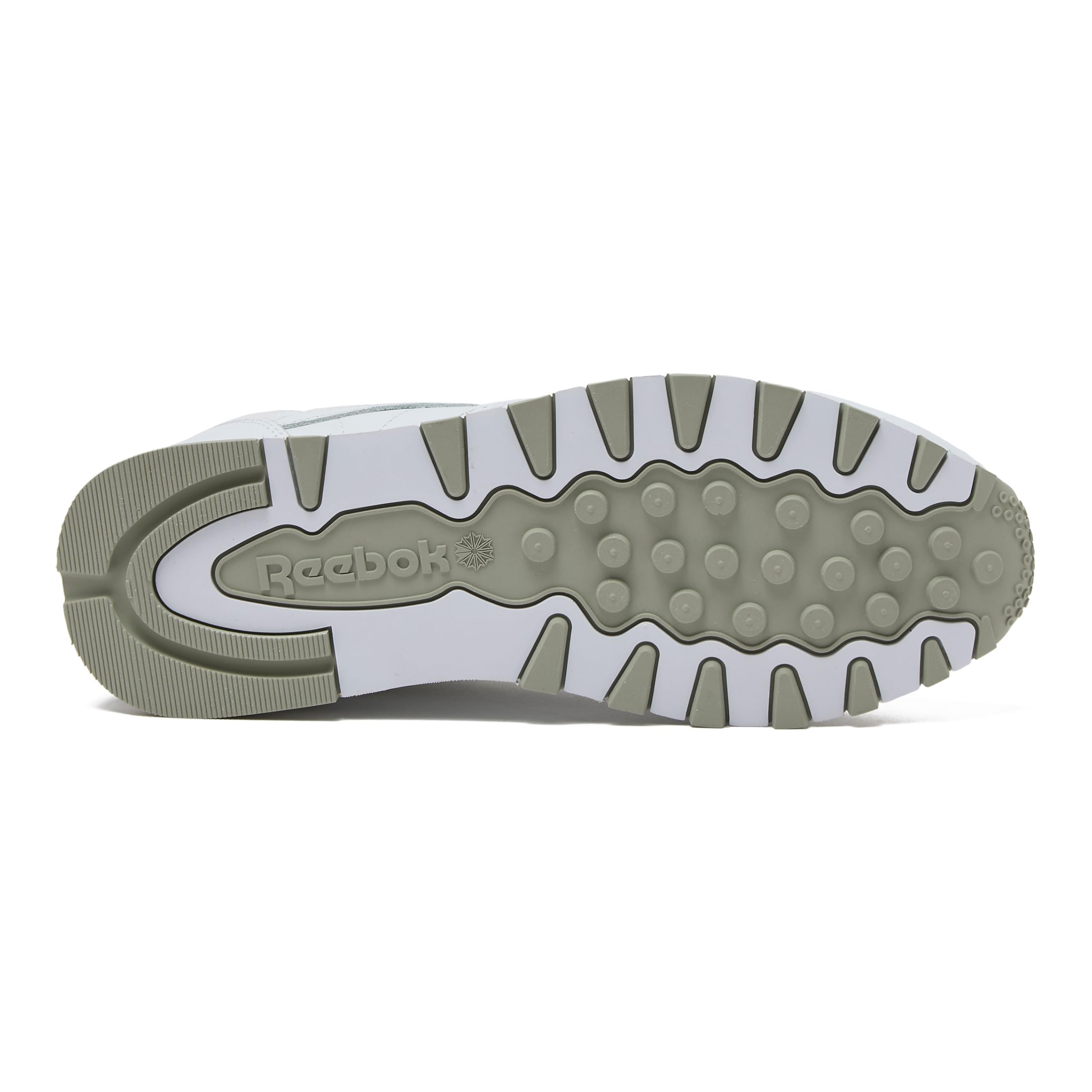 Reebok Classic Leather Sneakers for Men - Black or White Tennis Mens Shoes, Footwear White/Pure Grey3/Pure Grey, 11
