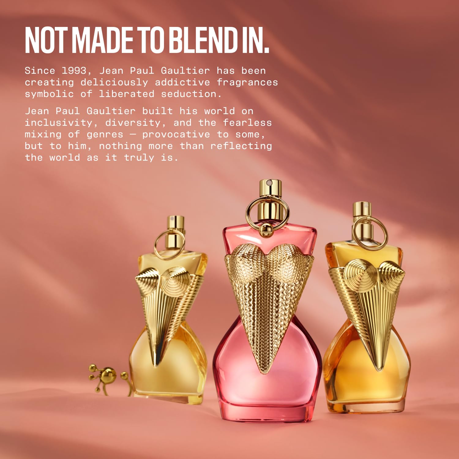 Jean Paul Gaultier Gaultier Divine Couture Eau de Parfum for Women - Long Lasting Fruity Amber Women's Perfume with Raspberry, Meringue & Benzoin - Refillable Designer Spray, 3.4 oz