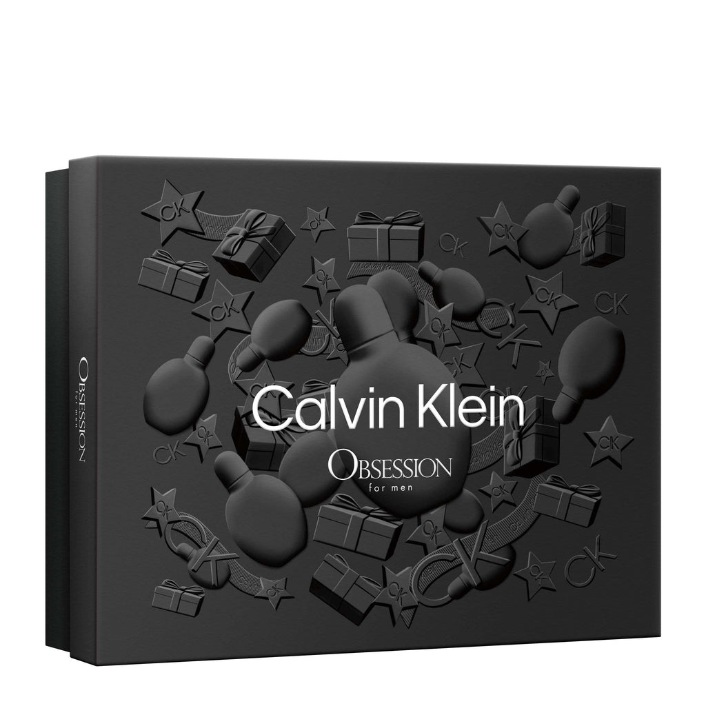 Calvin Klein Obsession for Men 3-Piece Fragrance Holiday Gift Set (4.2 Fl Oz, 3.3 Fl Oz, 2.6 Oz)