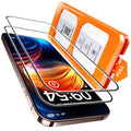 TOCOL for iPhone 16 Pro Max Screen Protector, 9H Hardness Military Grade Shatterproof HD Tempered Glass Full Coverage Easy Installation Case Friendly 2 Pack