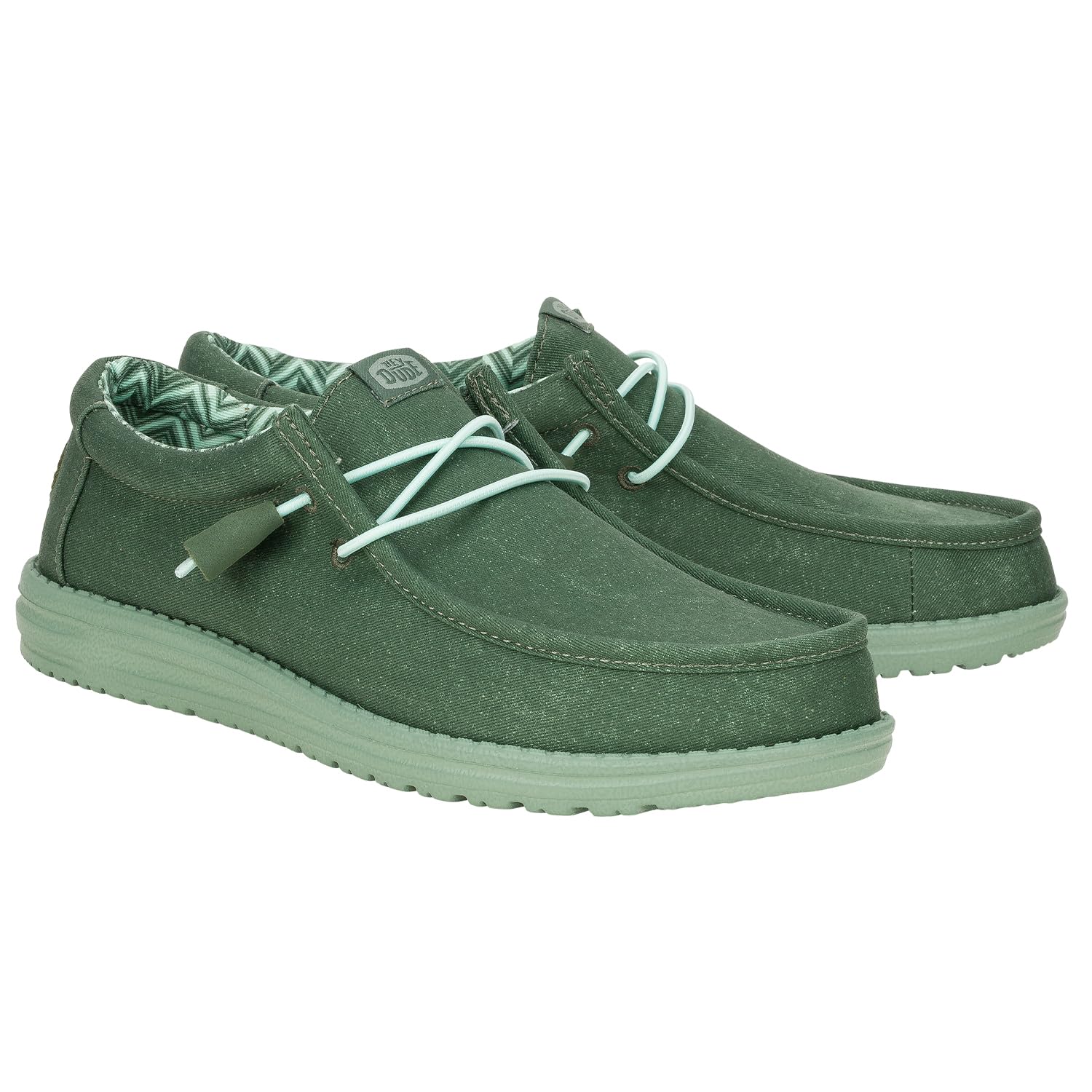 Wally Stretch Canvas - Duck Green/Iceberg Green