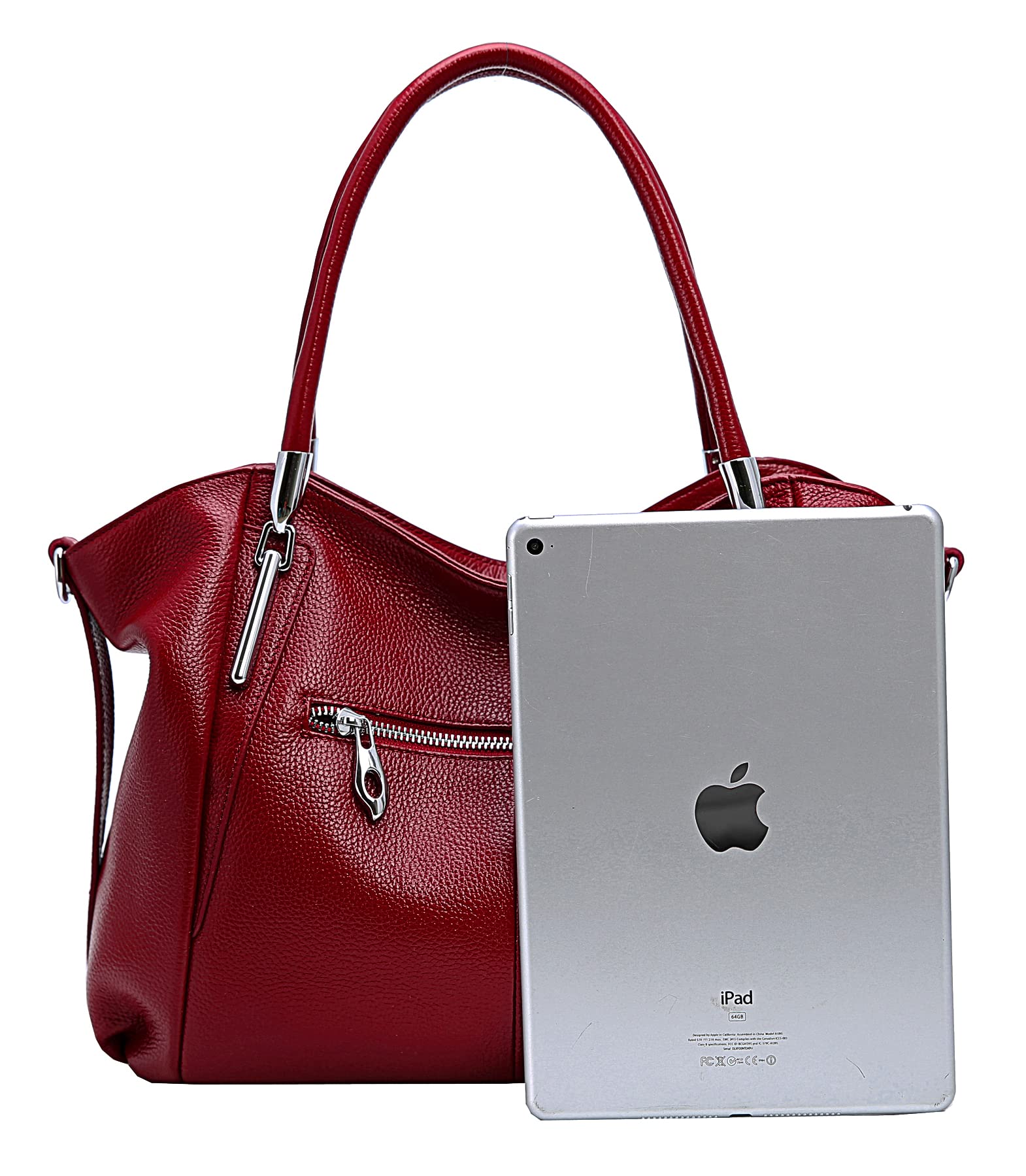HESHE Leather Handbags for Women Shoulder Bags Tote Hobo Satchel Bags(WE)