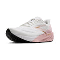 Brooks Women’s Launch 11 Neutral Running Shoe - White/Gold/Pink - 8 Medium