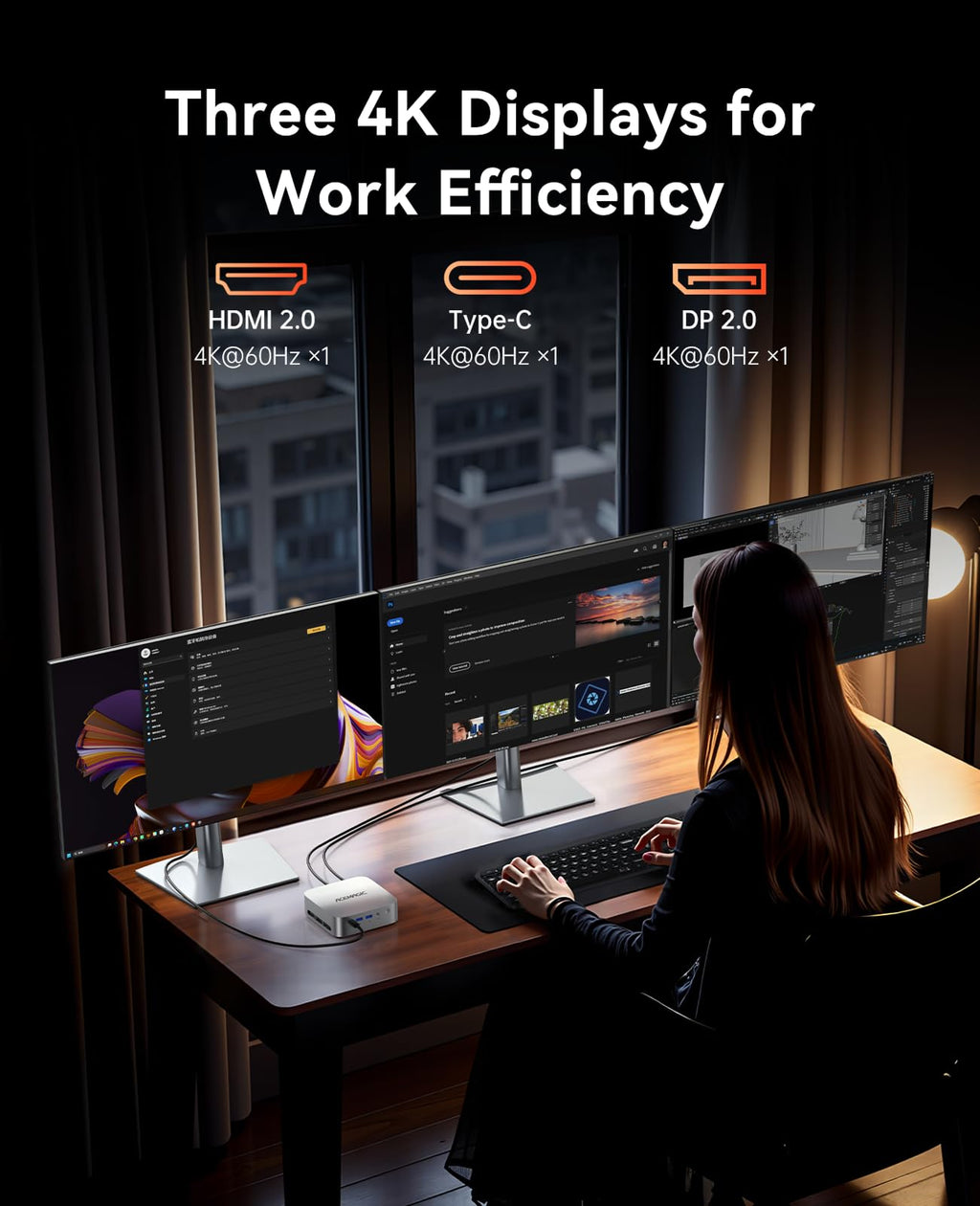 ACEMAGIC Mini PC Gaming AMD Ryzen 7 6800H 11 Pro (Up to 4.7GHz) 32GB RAM 1TB SSD, Radeon 680M Triple 4K Display Mini Computers Desktop Micro Small Pc for Gaming/Office 3.2Type-C/LAN 2.5G/BT5.2/WiFi 6