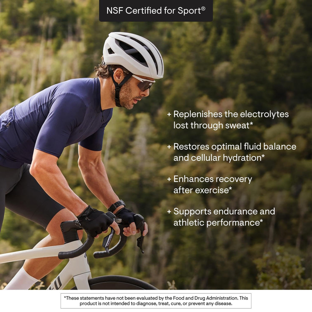 THORNE - Daily Electrolytes - Zero Sugar & Low-Calorie Electrolyte Powder Drink Mix - Flavors Derived from Natural Sources - NSF Certified for Sport - Blood Orange - 30 Stick Packs