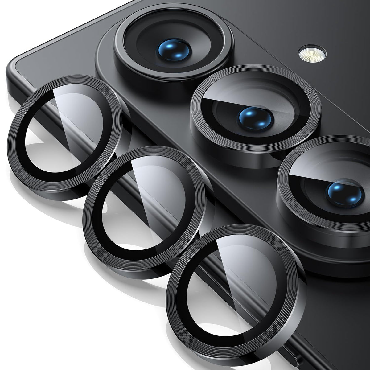 WSKEN for Z Fold 8 Ultra Camera Lens Protector Case Cover - Anti Reflective
