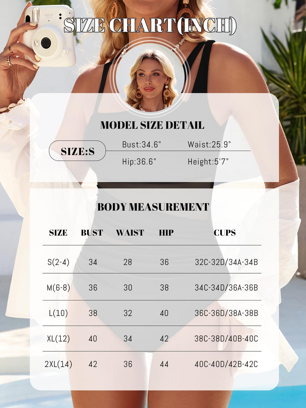 Dridreo Women's Bathing Suit Mesh One Piece Swimsuit Tummy Control Modest High Waisted Swimsuits 2026 Hot Pink M