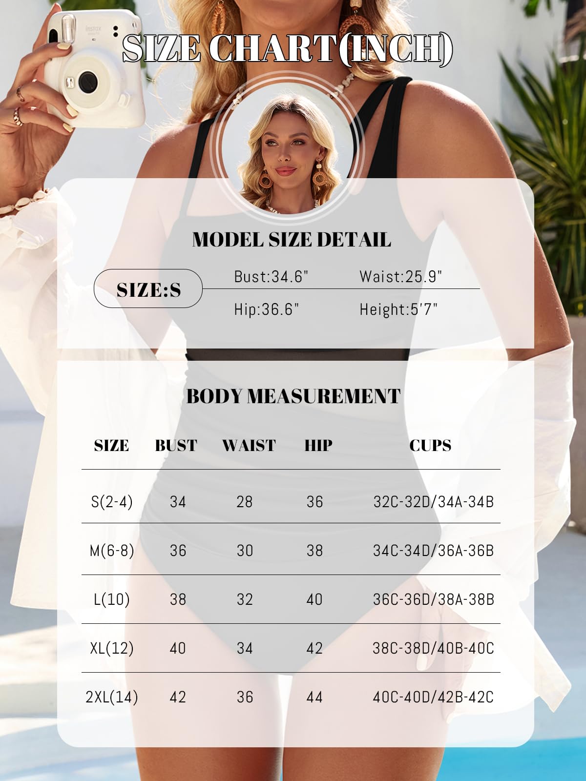 Dridreo Women's Bathing Suit Mesh One Piece Swimsuit Tummy Control Modest High Waisted Swimsuits 2026 Hot Pink M