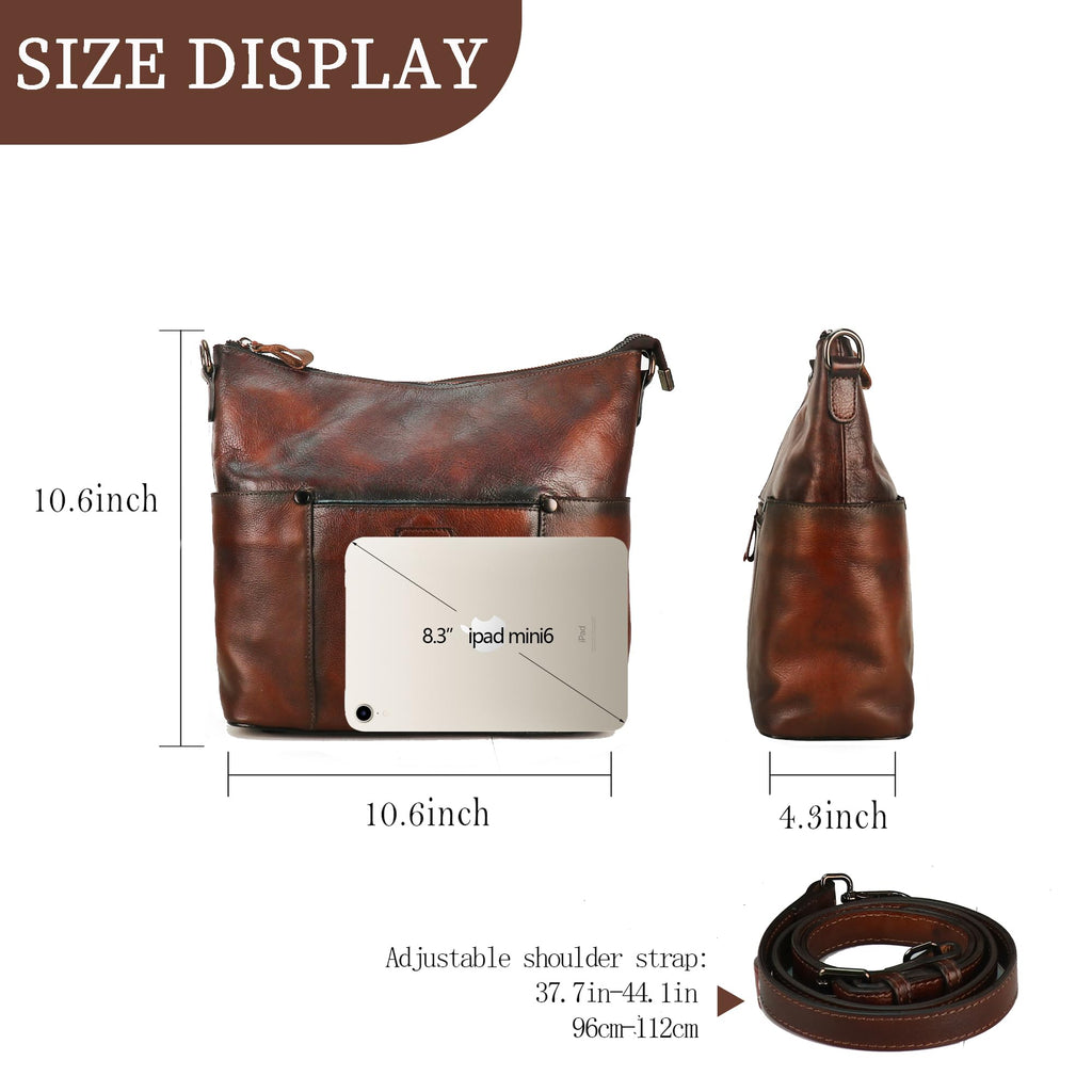 Hobo Bag for Women Crossbody Bag Purse and Handbag Leather Shouler Bags