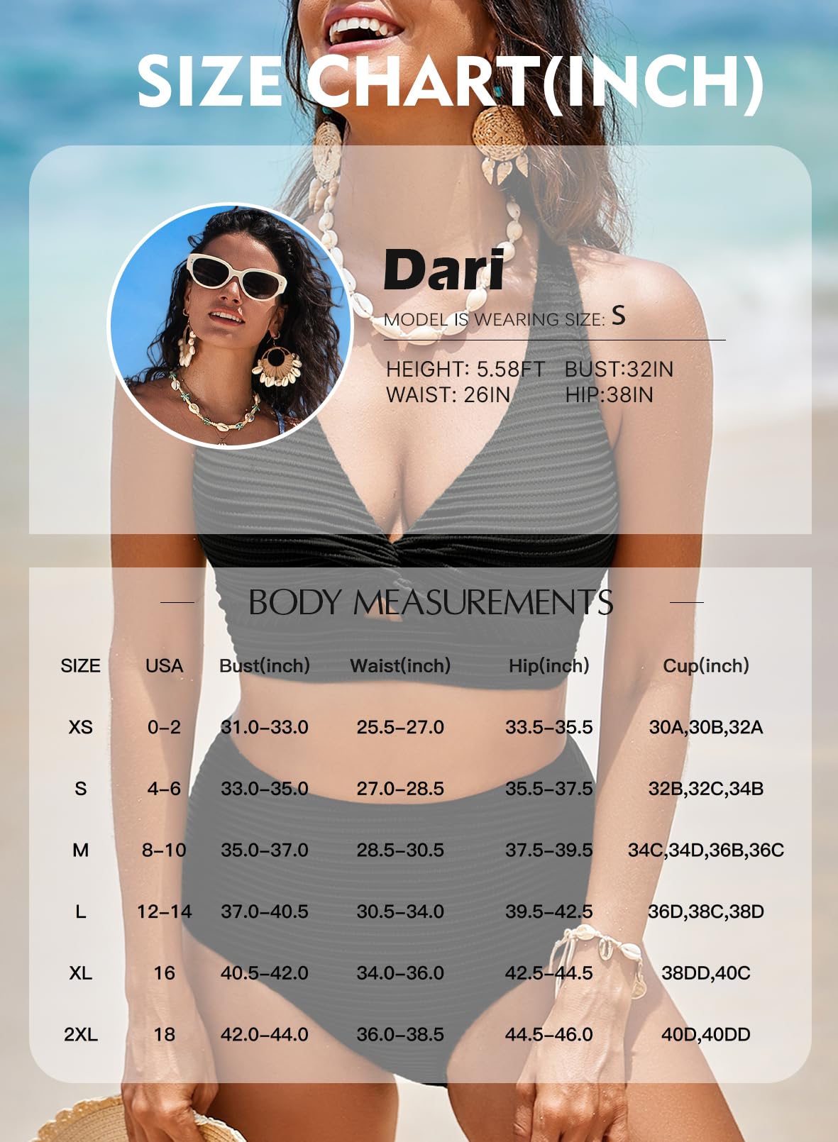Herseas Womens 2 Piece Bikini Sets V Neck Twist Front Push Up Top Swim Suits 2026 Summer High Waisted Textured Crisscross Back Sexy Bathing Suits Casual Cruise Outfits Green Medium