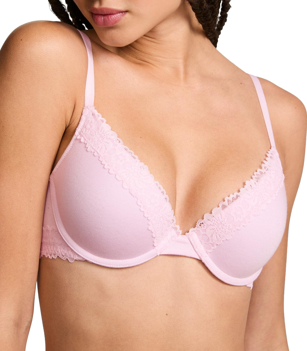Victoria's Secret Pink Wear Everywhere Push Up Bra, Bras for Women, Pink Tulip, 36B