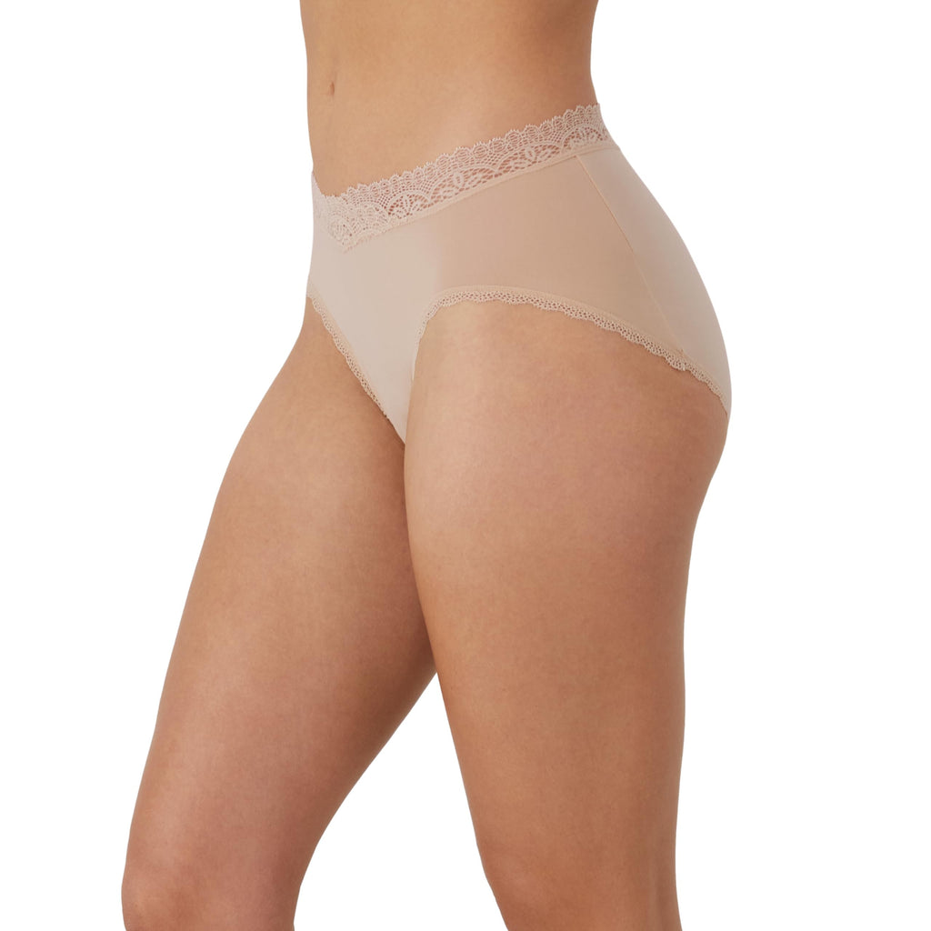 Maidenform Women's Microfiber Bikini Underwear, Mid-Rise Bikini Panties, 3-Pack
