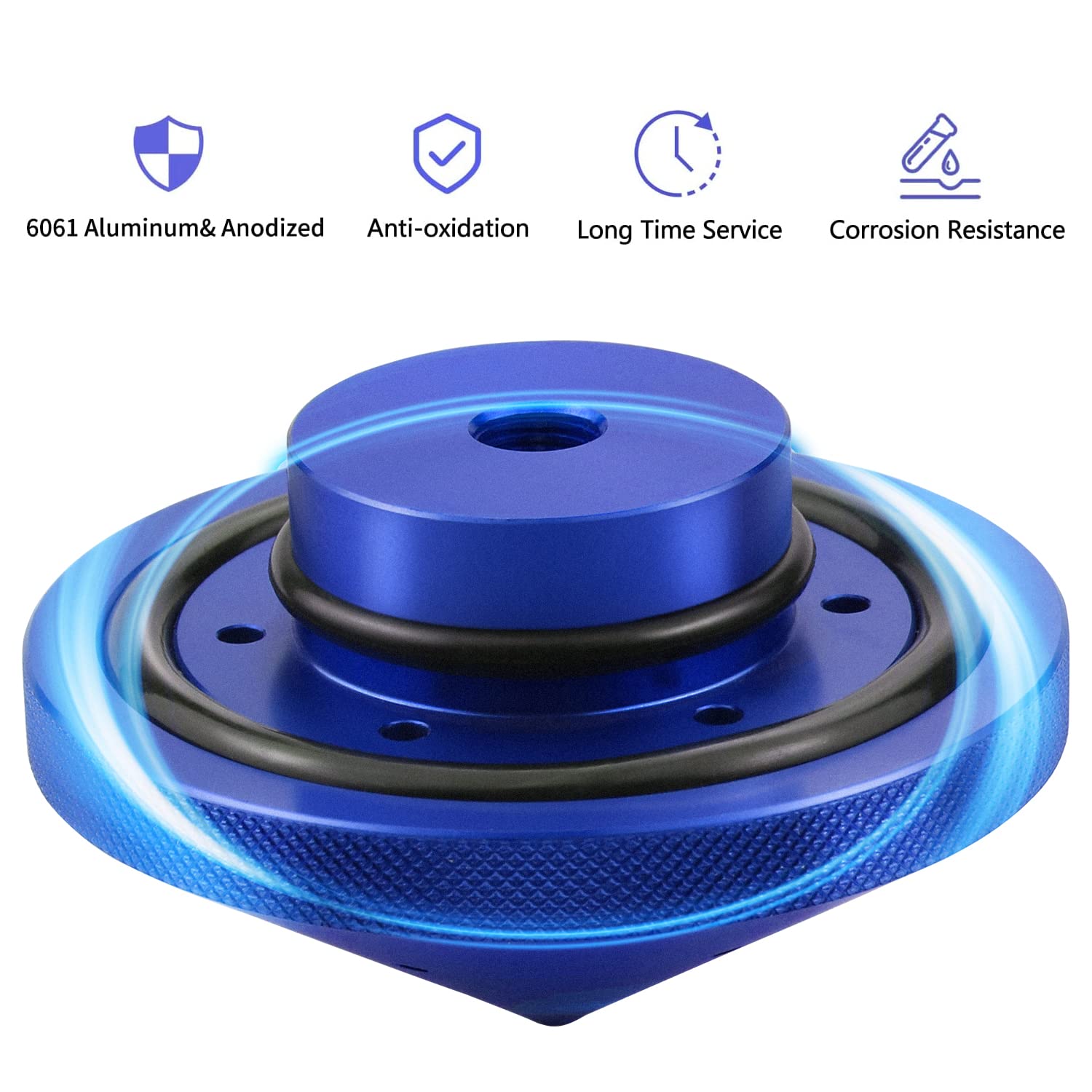Mejiao Eliminator Trolling Boat Motor Prop Nut Compatible with GFEL-MK-BK-DP Minnkota 80/101/ 112-Blue