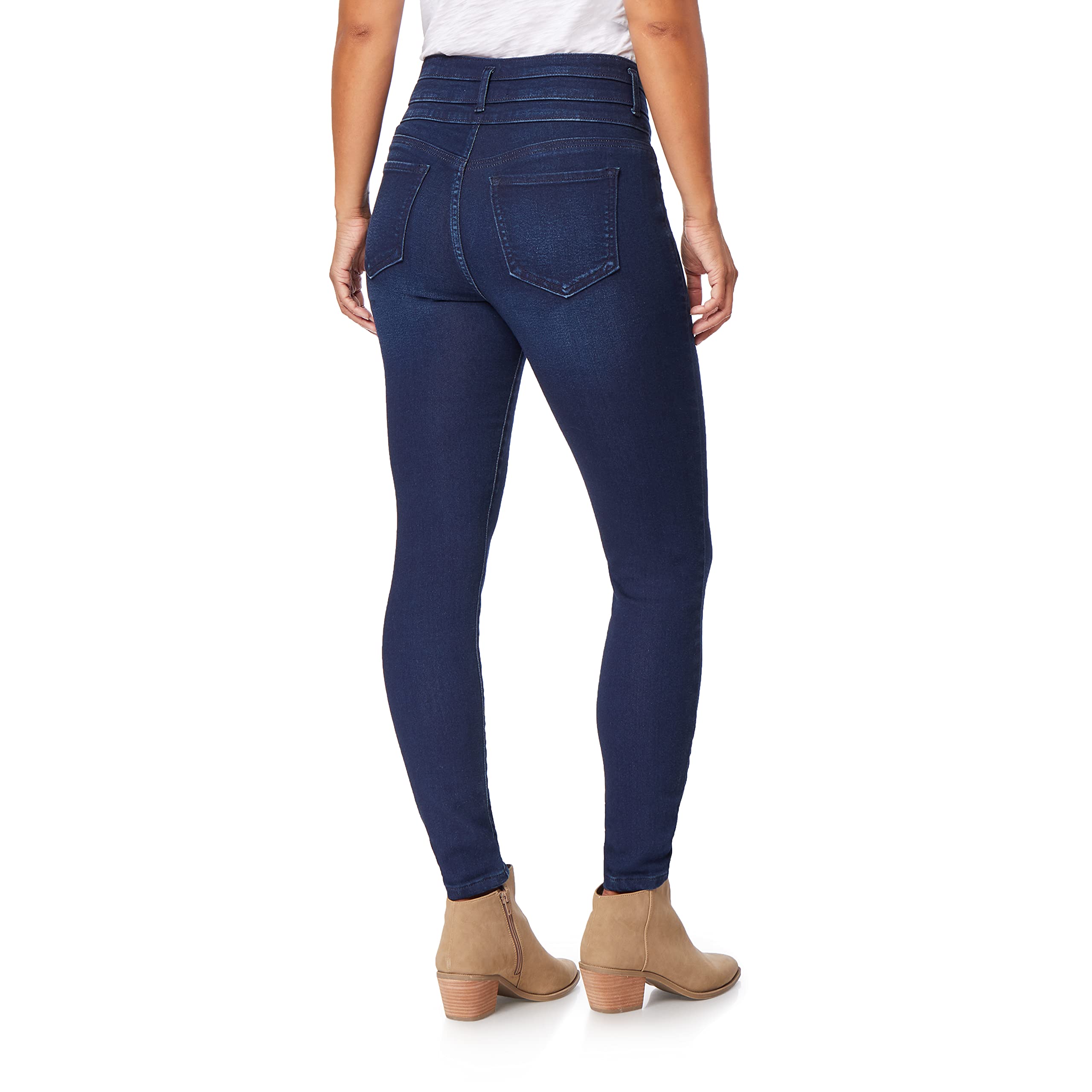 Angels Forever Young Evershape Skinny Jeans for Women - High-Rise, Figure Enhancing Stretch Denim, Berkeley, 8