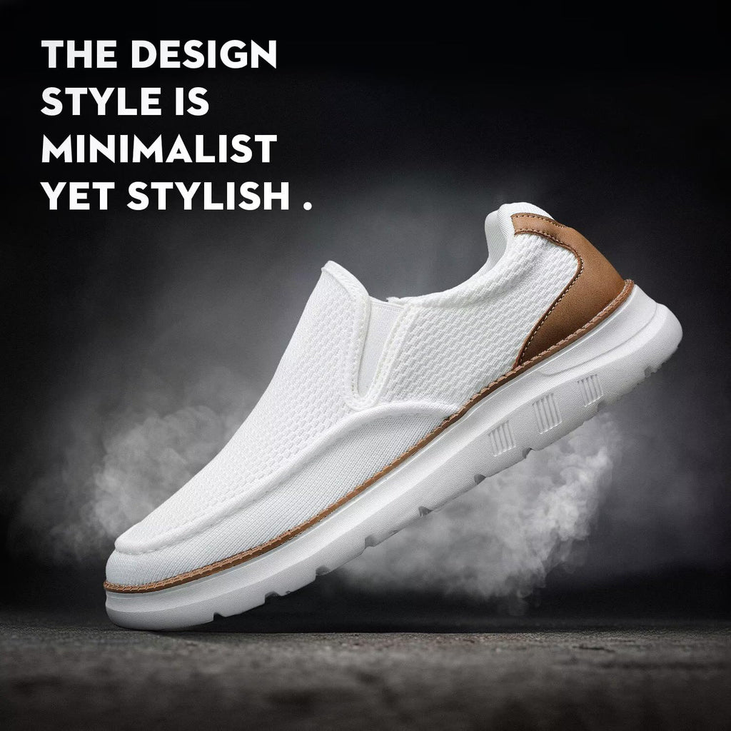 Mens Loafers Slip On Boat Shoes Casual Walking Dress Sneakers Mesh Business Oxfords Work Lightweight Soft Sole