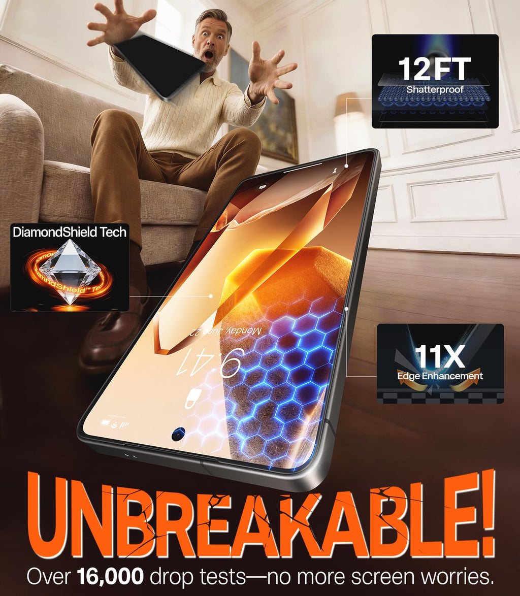 TORRAS Unbreakable for Samsung Galaxy S26 Ultra Screen Protector, 2 Pack