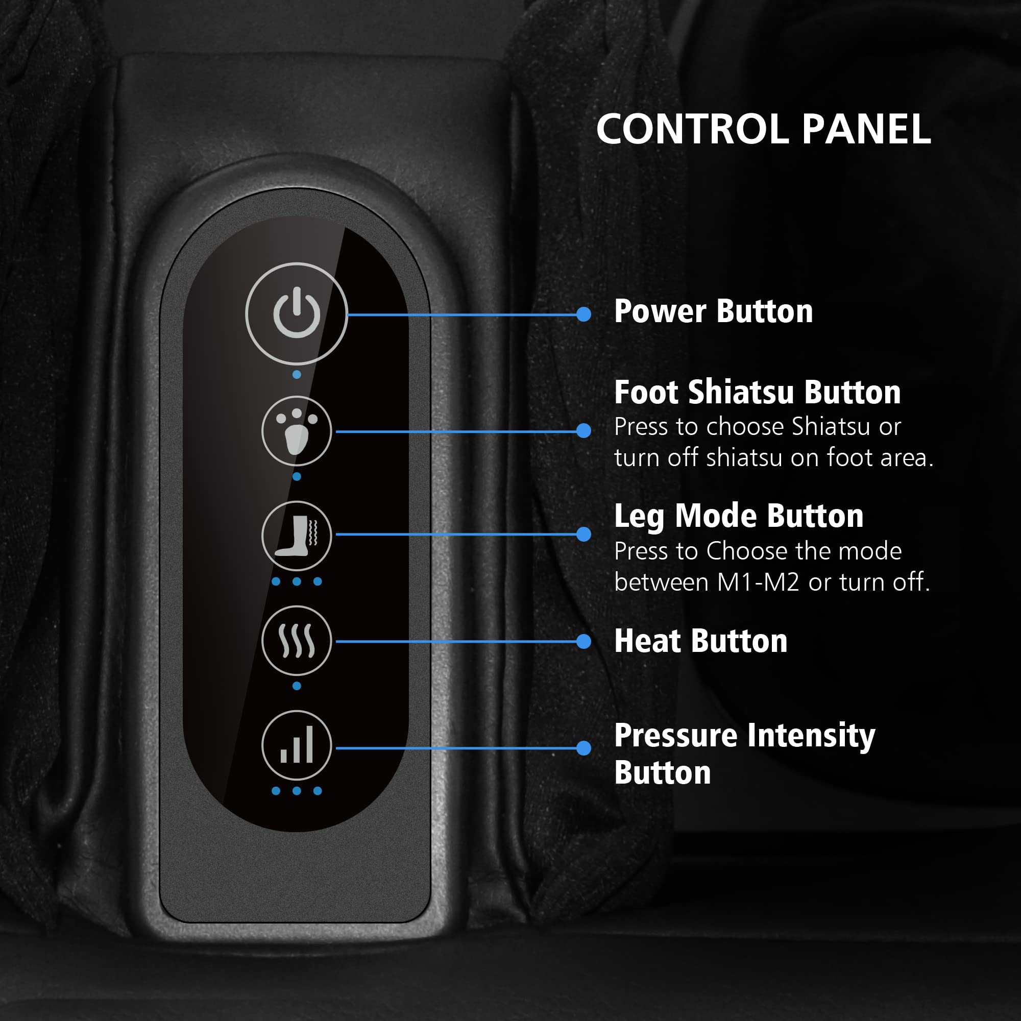 COMFIER 2 in 1 FSA Foot Massager Machine, HSA Shiatsu Foot and Calf Massager with Heat,Kneading,Vibration,Compression Massagers for Feet Health,Ankle & Leg Tired,Plantar Fasciitis,Gift for Men Women