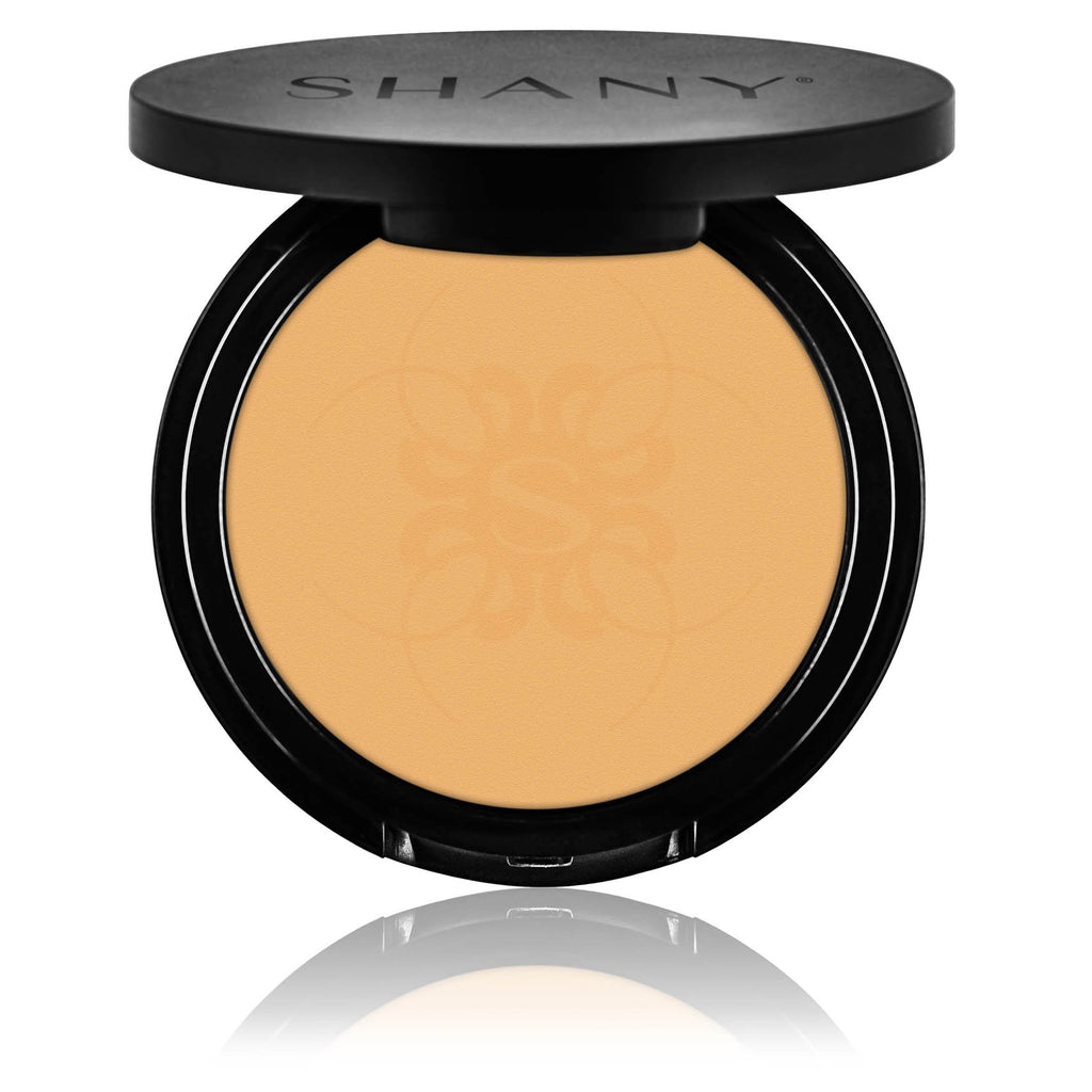SHANY Two Way Foundation, Oil - Free, Talc Free, Wet/Dry - TRUE BEIGE
