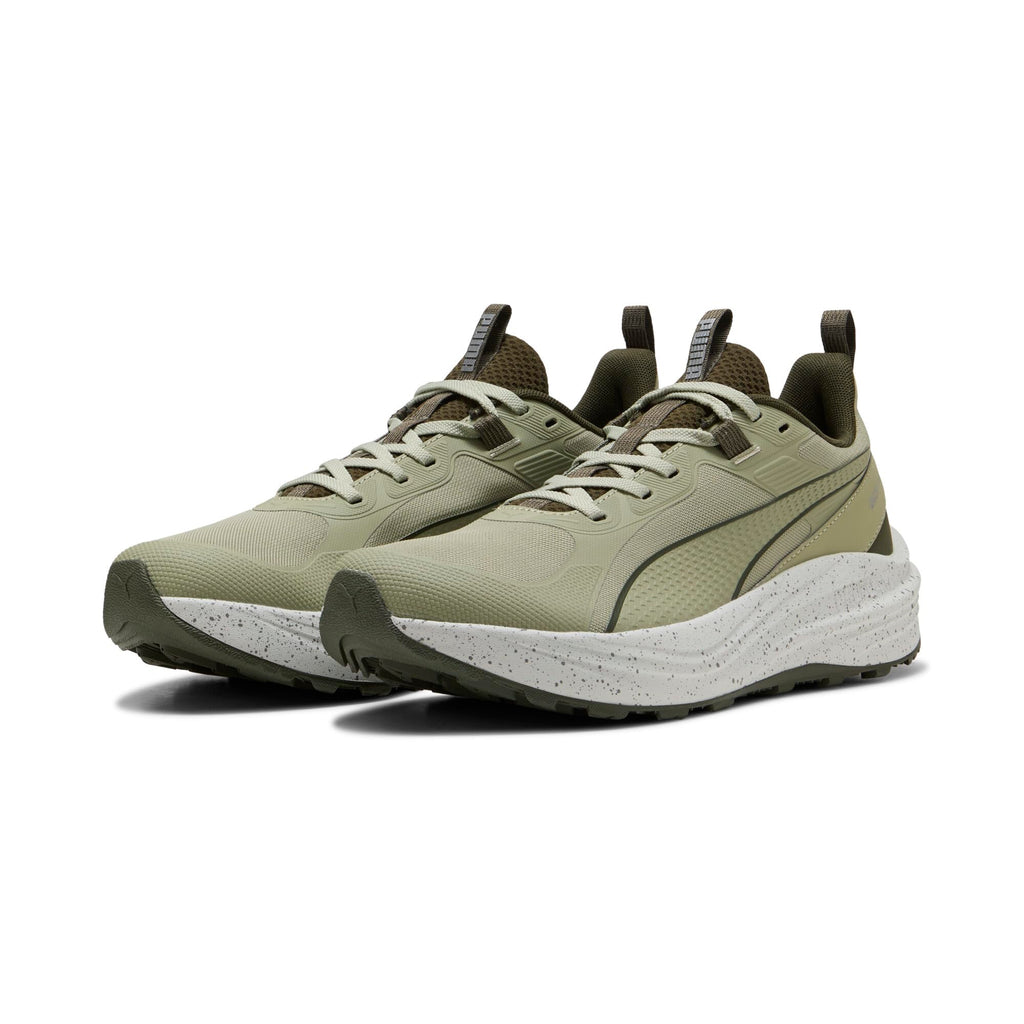 Puma Men's Flare PRO Trail Running Shoes, Dark Olive-Lux Army-Desert Dust, 11