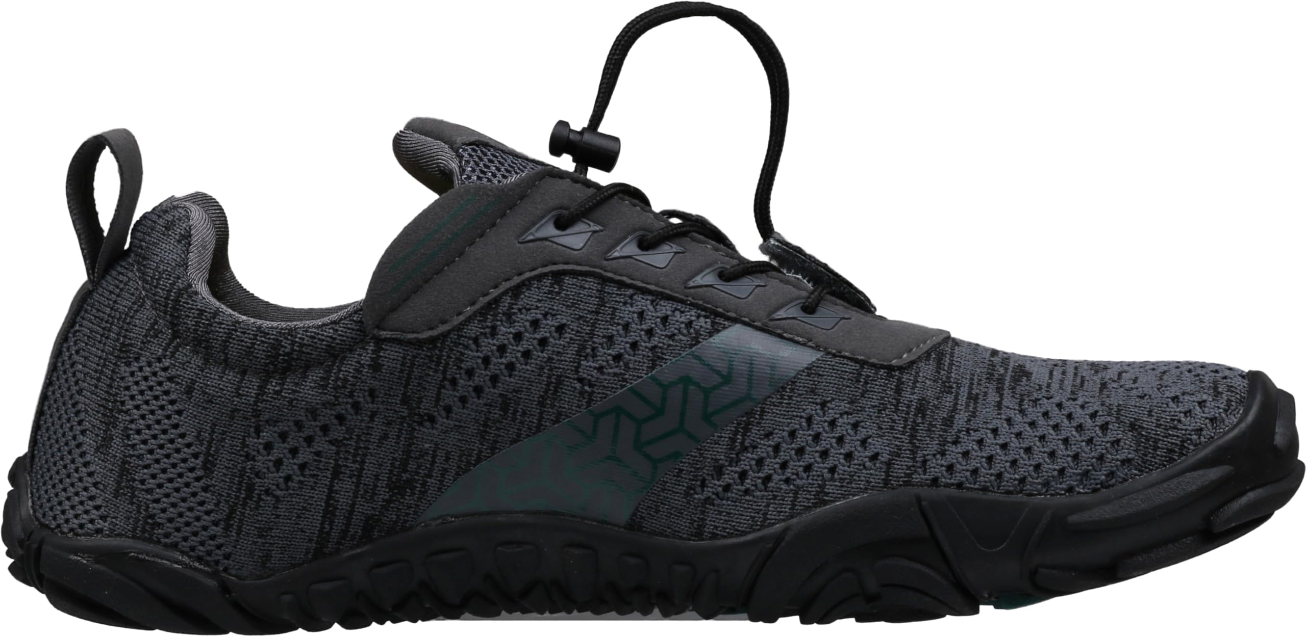 WHITIN Men's Trail Running Shoes Minimalist Barefoot Five Fingers Wide Toe Box Size 11 Gym Workout Fitness Zero Drop Minimus Sneakers Grey 44