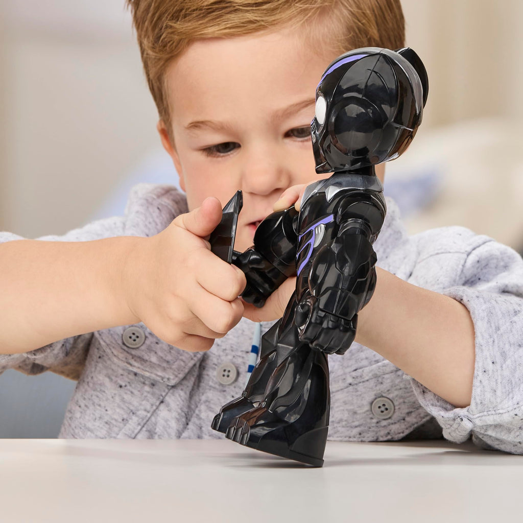 IRON MAN AND HIS AWESOME FRIENDS Marvel Supersized Black Panther Action Figure, 9-Inch (22.8 CM) Super Hero Toys for Kids, Ages 3+