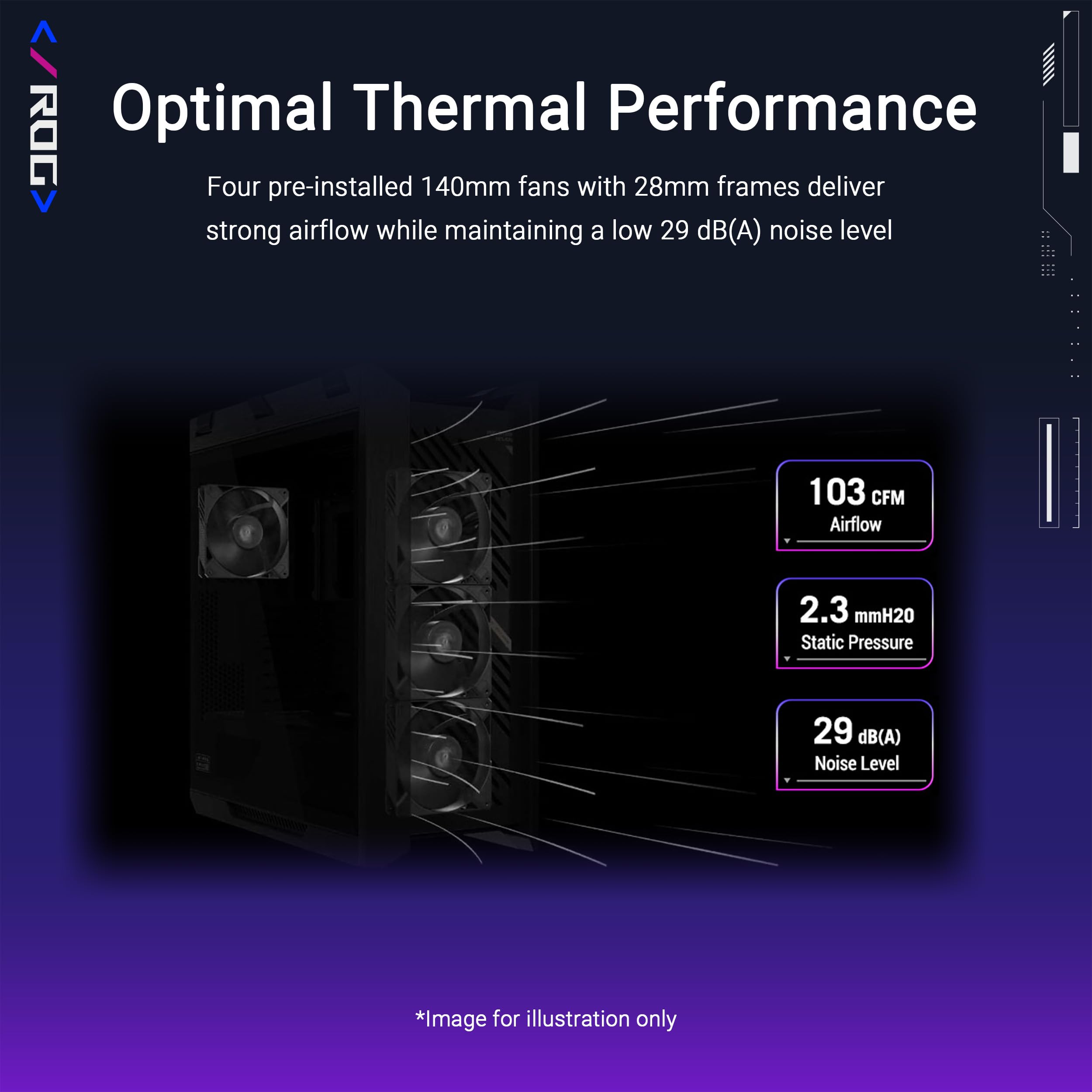 ASUS ROG Strix Helios II EATX mid-Tower Gaming PC case, with Dual Tempered Glass Side Panels, Support for Graphics Cards up to 450mm Long, Graphics Card Braces and Support for up to 420mm radiators