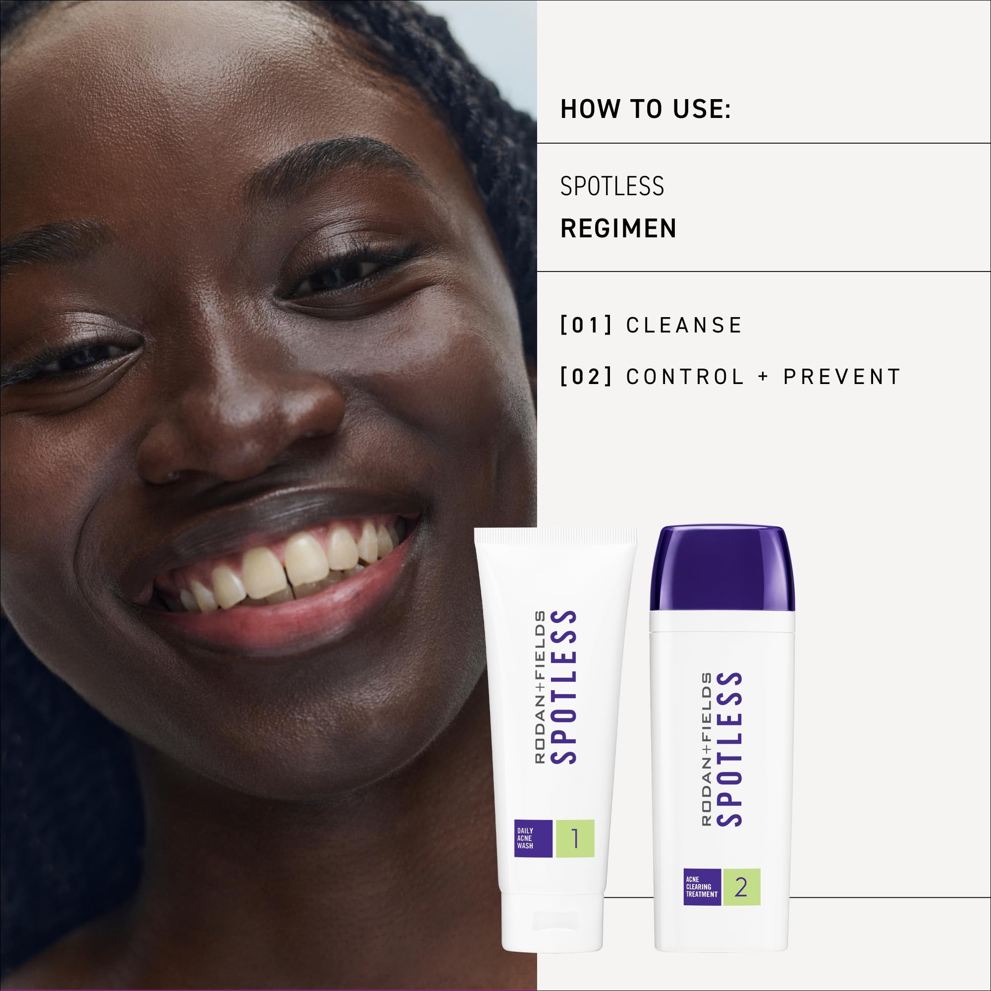 Rodan + Fields Spotless Regimen | Skincare Kit - 60-day Supply