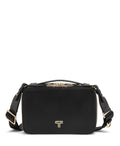 TUMI - Voyageur Myla Crossbody - Stylish Shoulder Bag with Key Leash, Card Pockets & More - Everyday Women's Purse - Black, Light Gold Hardware