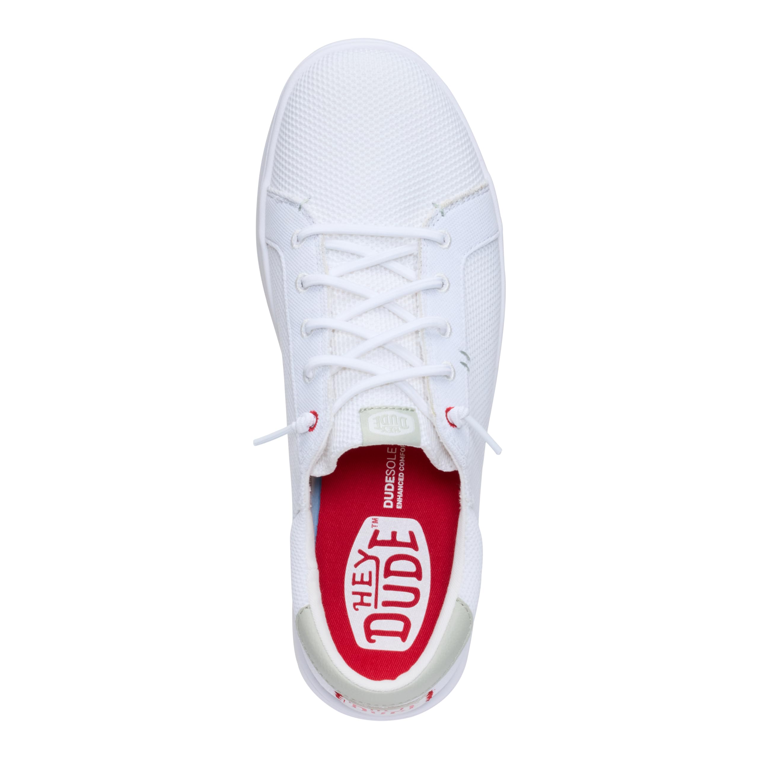 HEYDUDE Paul Pro Mesh White/Multi Size 11, Men's Shoes, Casual Sneakers, Comfortable & Light-Weight