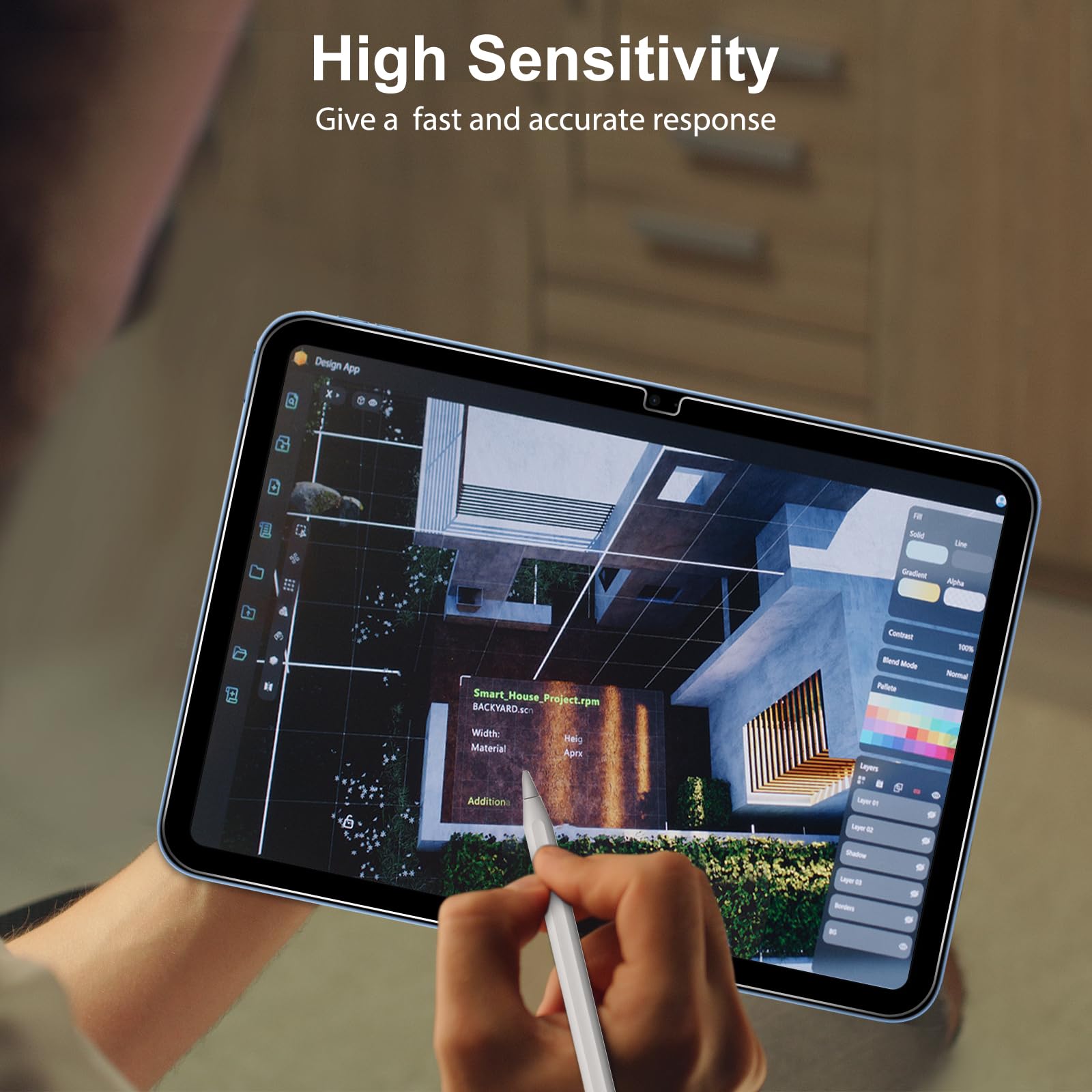 SPARIN Screen Protector for iPad A16 2025 11th (11 Inch) /10th Generation 2022 (10.9 Inch), 2 Pack Tempered Glass for iPad 11/10 Gen, Case Friendly, Anti-Scratch, Touch Sensitive