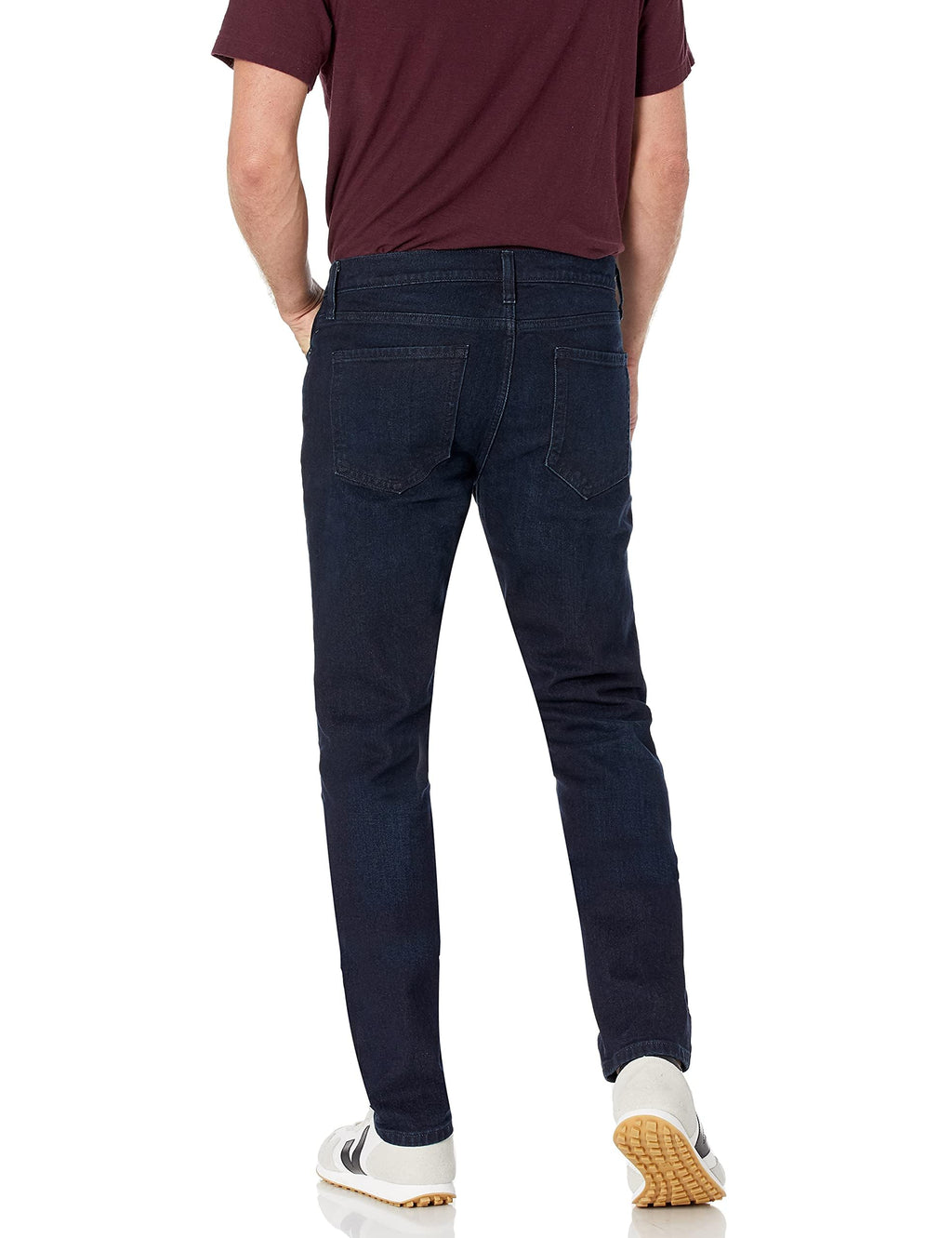 Amazon Essentials Men's Slim-Fit Jeans - Discontinued Colors, Blue Over Dye, 36W x 30L