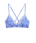 vineyard vines Sconset Bikini Top, Floral Breaker Blue, XL