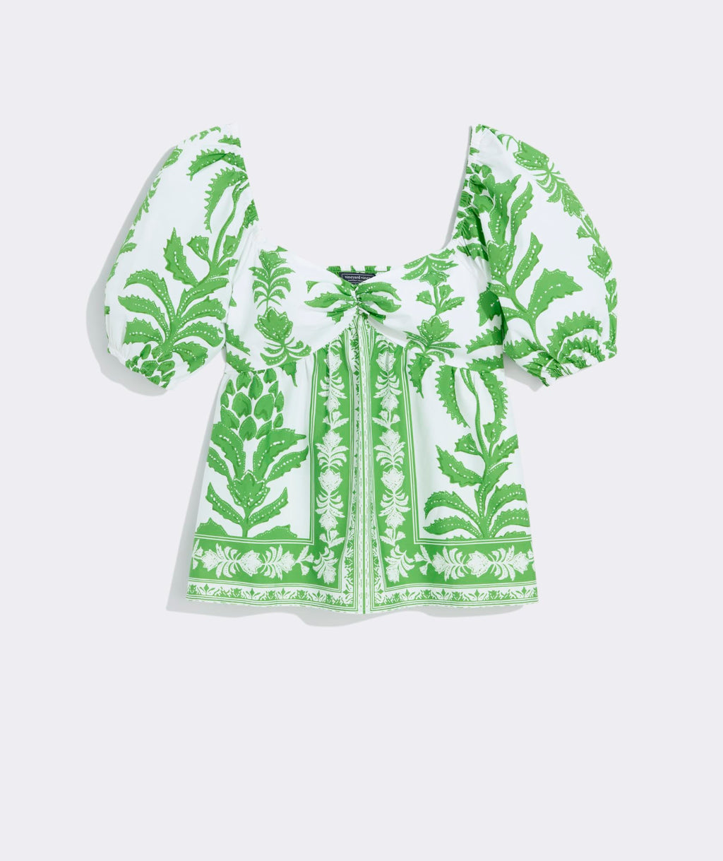 vineyard vines Sally Top, Pineapple Palm Print, XS