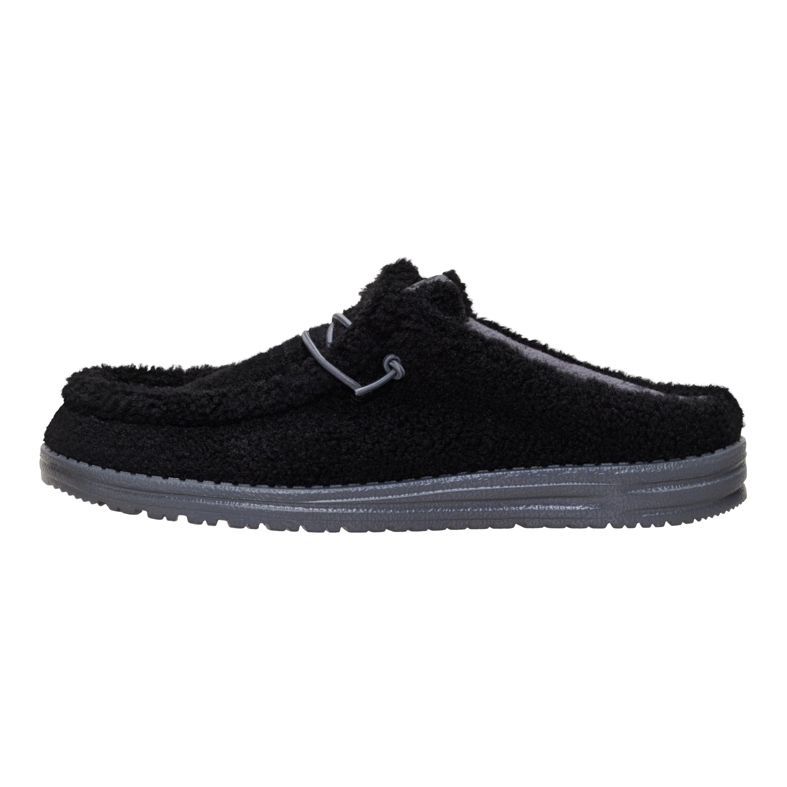 HEYDUDE Wally Slip Sherpa Black Size 11, Men’s Shoes, Slip-on Mules, Comfortable & Light-Weight