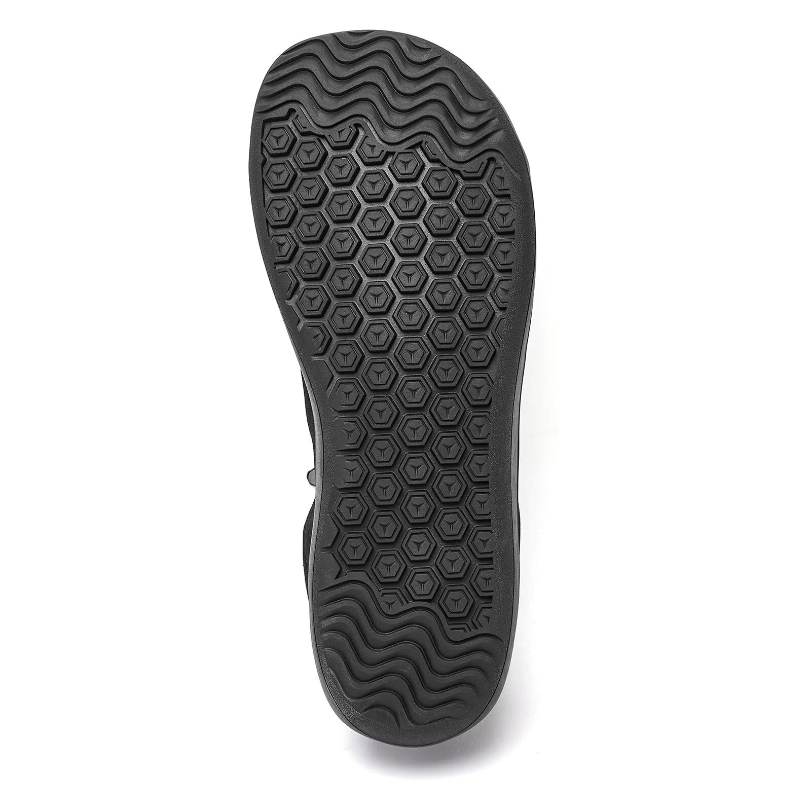 HOBIBEAR Barefoot Minimalist Shoes Womens Mens | Zero Drop | Wide Width Canvas Slip-on Shoes(All Black, Women 9/Men 8)