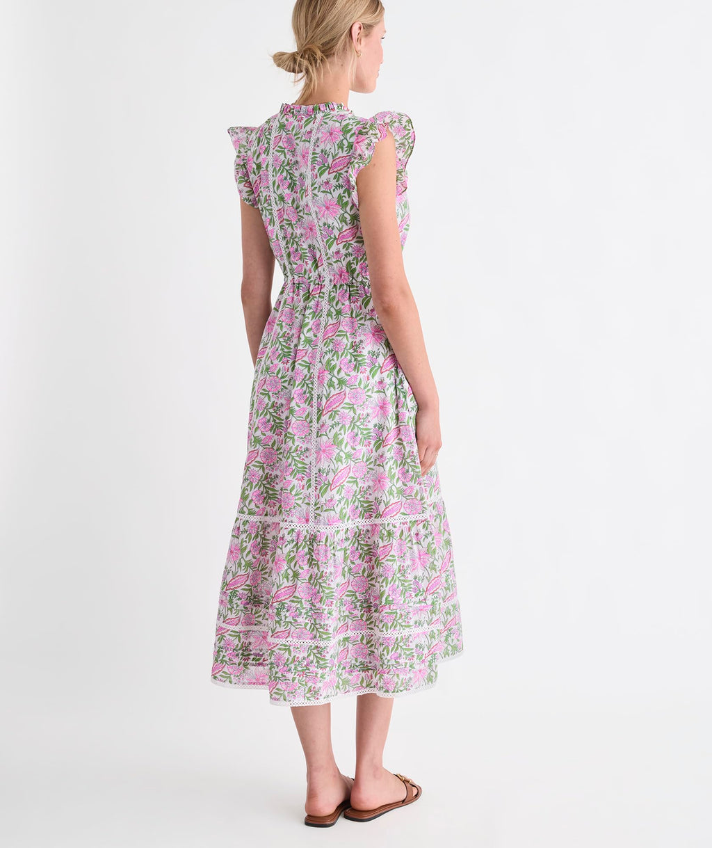 vineyard vines Abigail Dress, White Bayley Block, XS