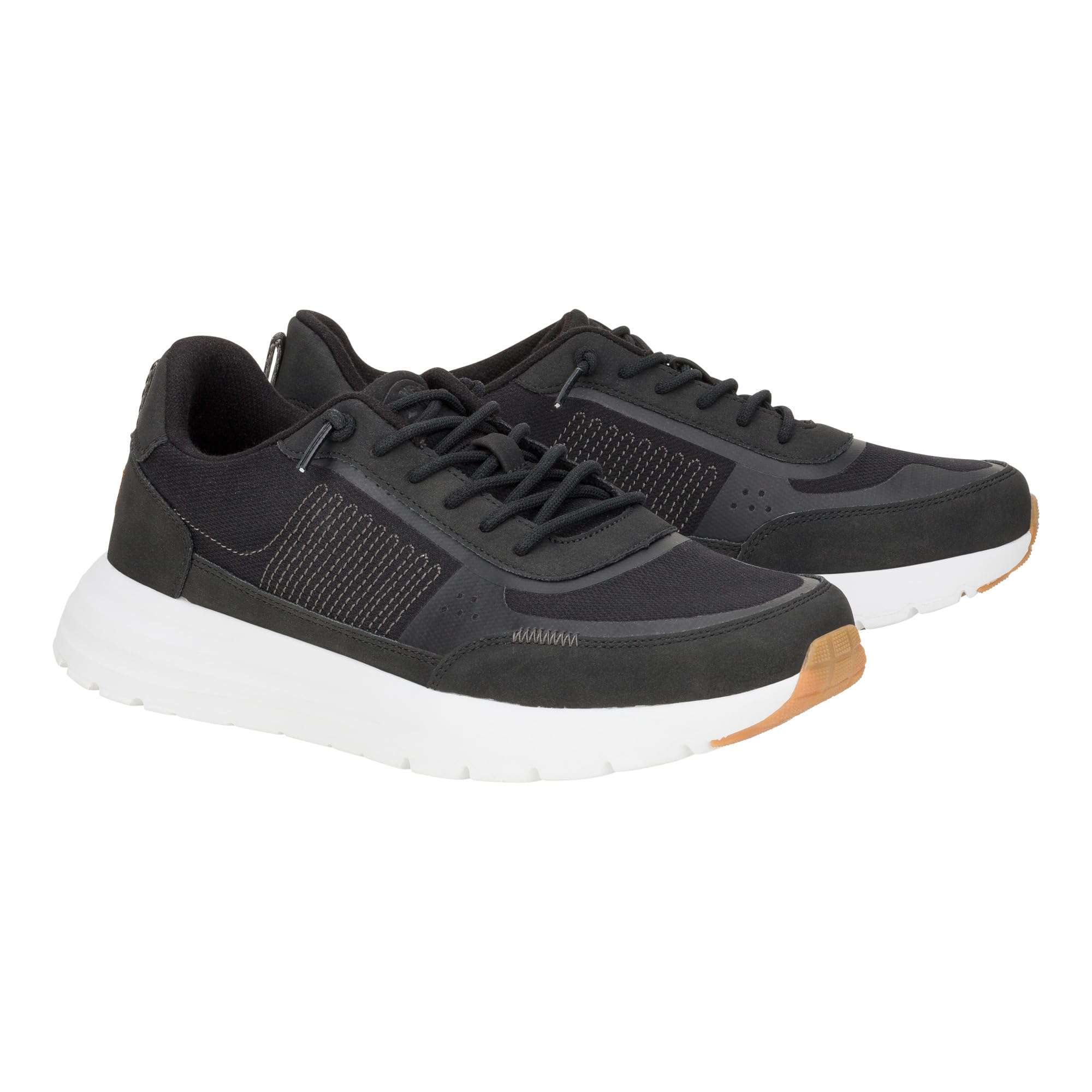 HEYDUDE Sirocco Alta M Essentials Black/White Size 11, Men's Shoes, Men's Casual Sneakers, Comfortable & Light-Weight