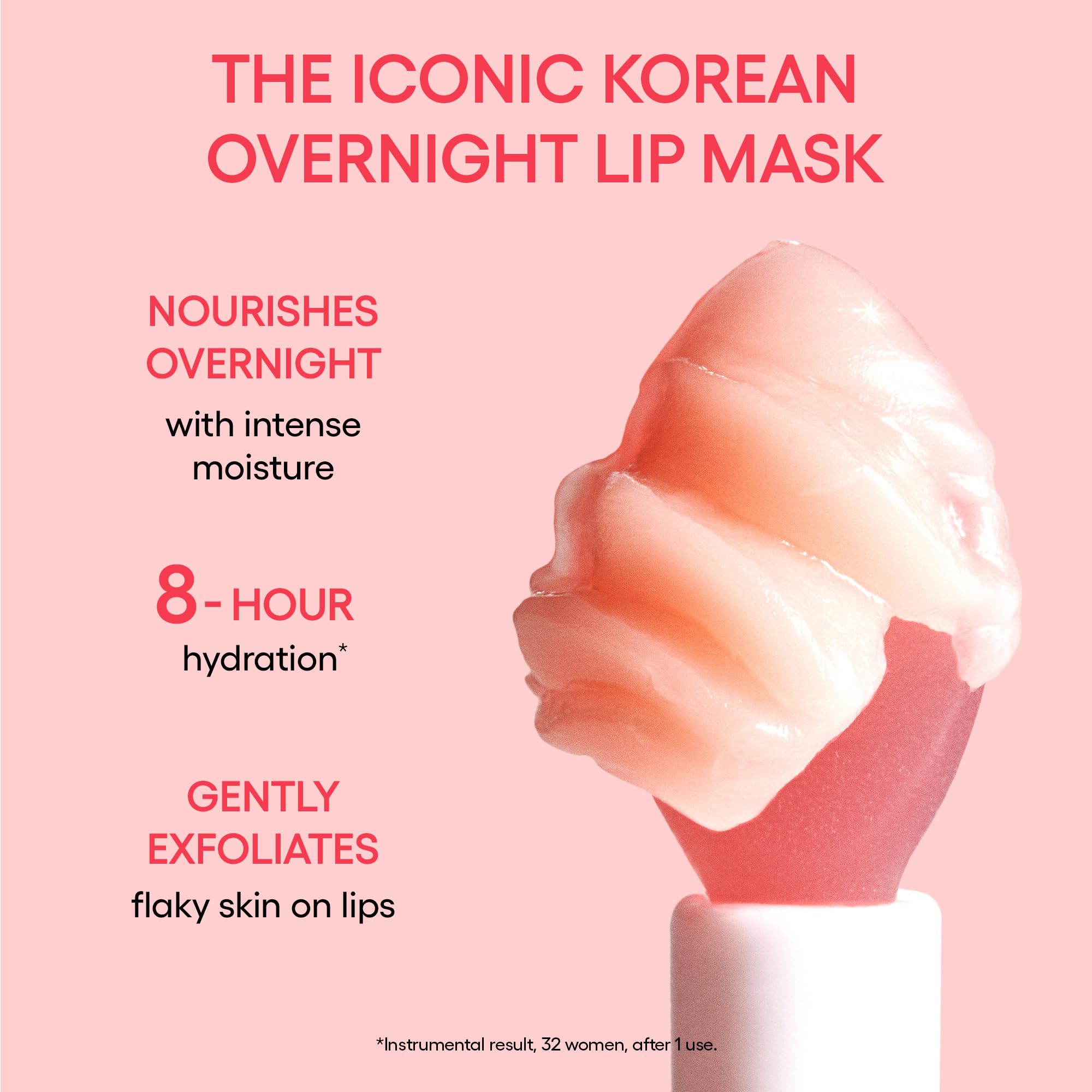 LANEIGE Lip Sleeping Mask: Hydrating & Nourishing Korean Overnight Lip Treatment Mask with Shea Butter, Vitamin C & Murumuru, Antioxidants For Flaky, Dry Lips | Korean Skin Care, Gummy Bear