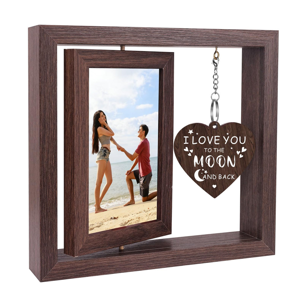 Boiveco Engagement Gifts for Couples, Wedding Gifts for Couples 2026 Love Picture Frame 4x6 Romantic Mr and Mrs Anniversary Wedding Engagement Gift for Him Her Boyfriend Girlfriend Wife Husband, Newlywed Fiance Gift for Women Men