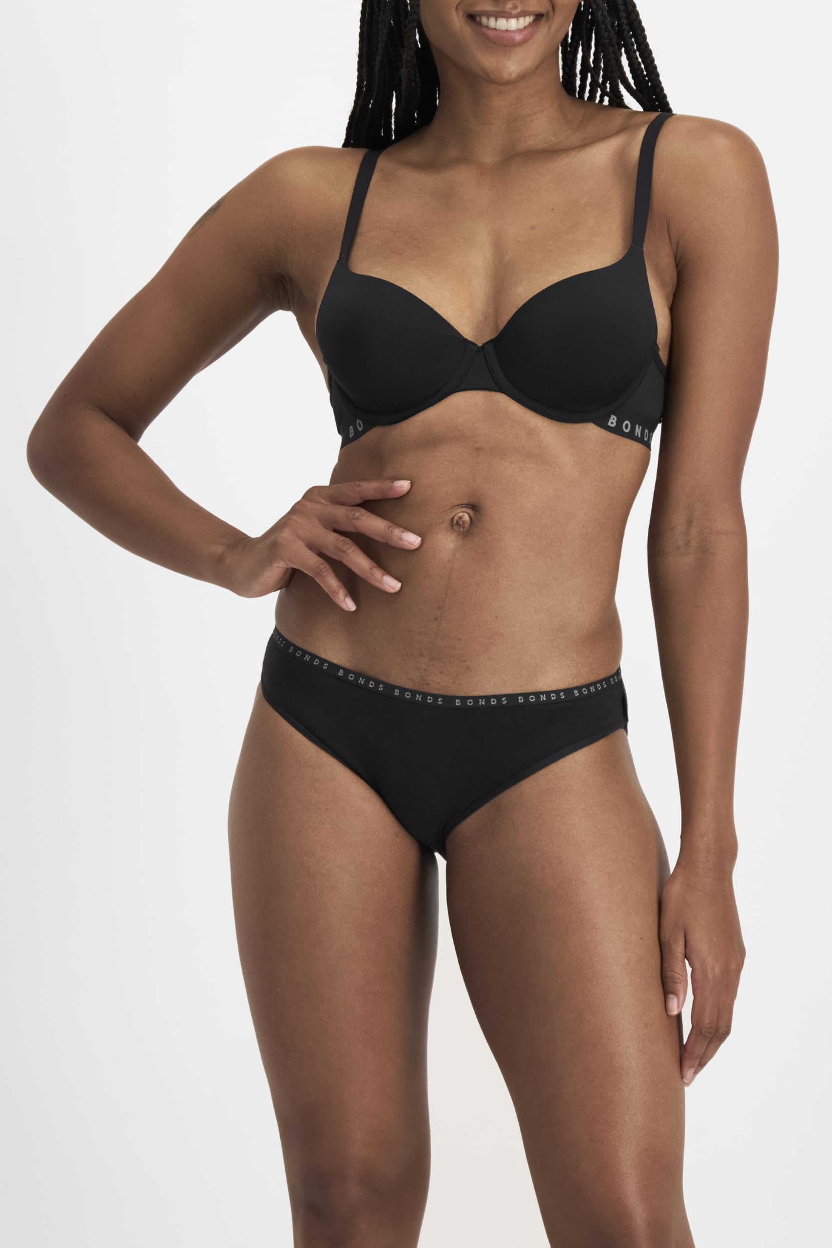 Bonds Women’s Hipster Underwear 3-Pack – Classic Low-Rise Cotton, Comfortable Everyday Fit