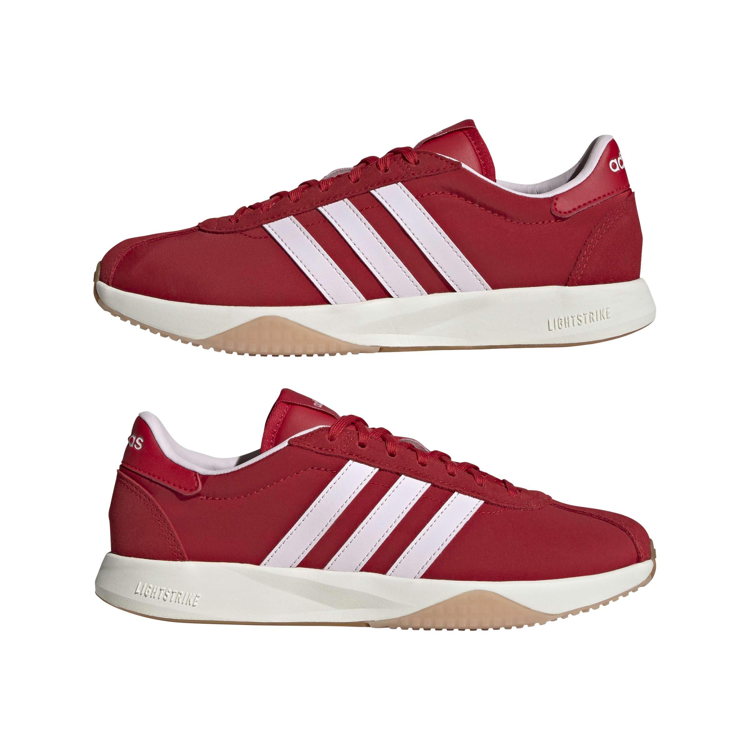 adidas Women's 76/26, Better Scarlet/Almost Pink/Clear Pink, 8