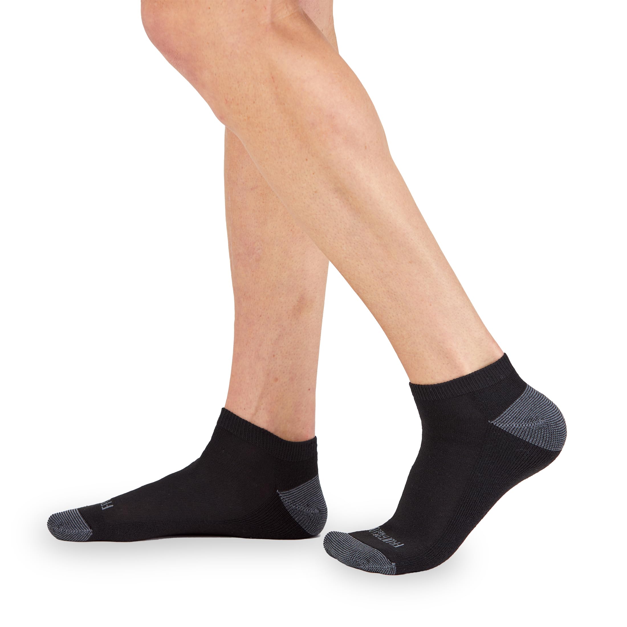 Fruit of the Loom Men's Dual Defense Ankle Socks 12 Count ( 1Pack)
