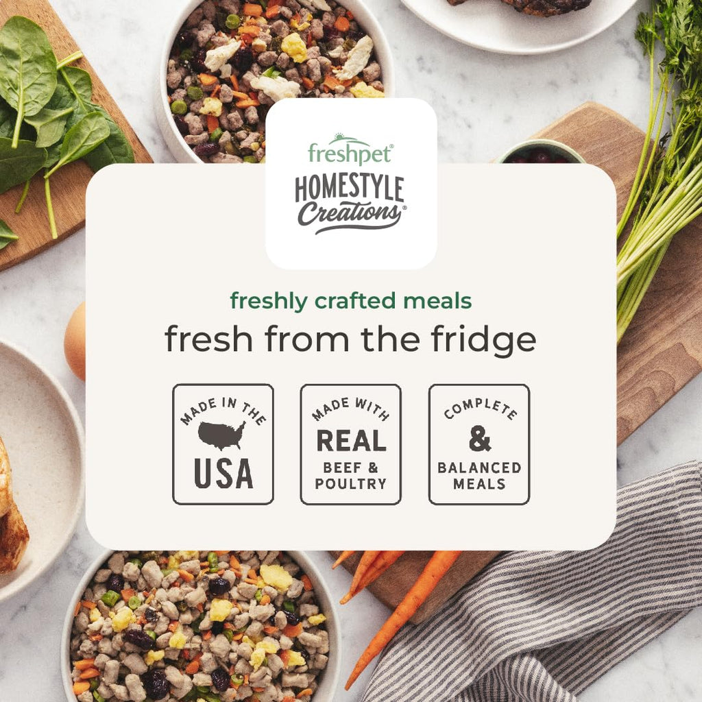 FRESHPET HOMESTYLE Creations Chicken & Turkey Recipe 1 LB
