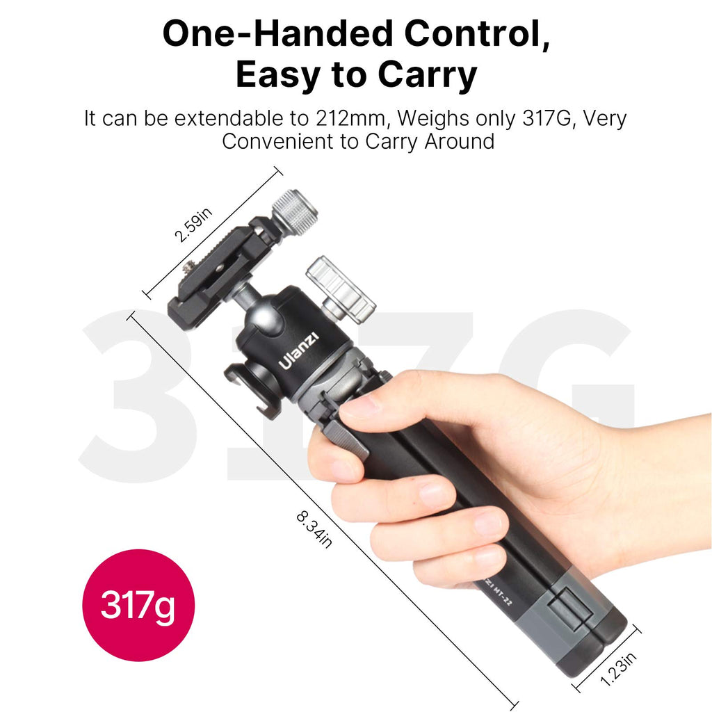 Portable Desktop Mini Tripod PICTRON MT-24 Compact Camera Tripod Aluminum