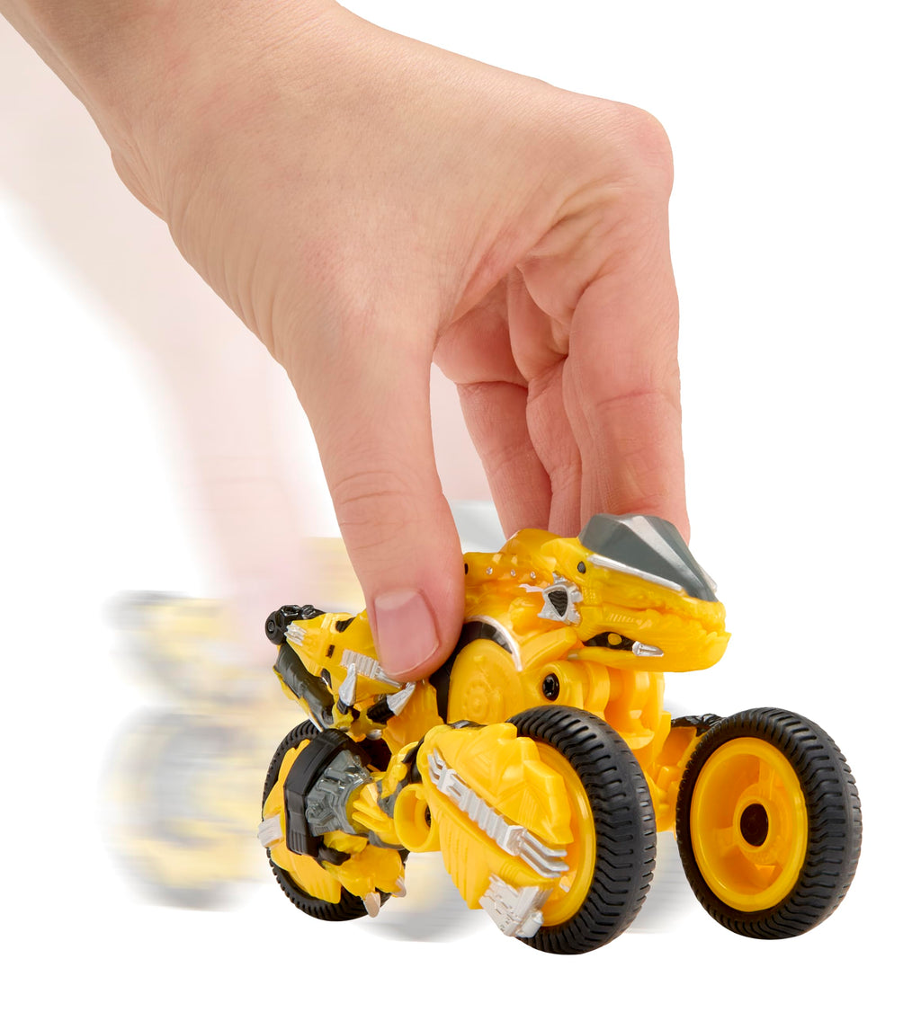 Armorsaurs Evolver Blaze Transforming Raptor to Vehicle Toy, 2-in-1 Dino Figure with Multi-Step Conversion, Kids, Boys, Girls, Ages 6+