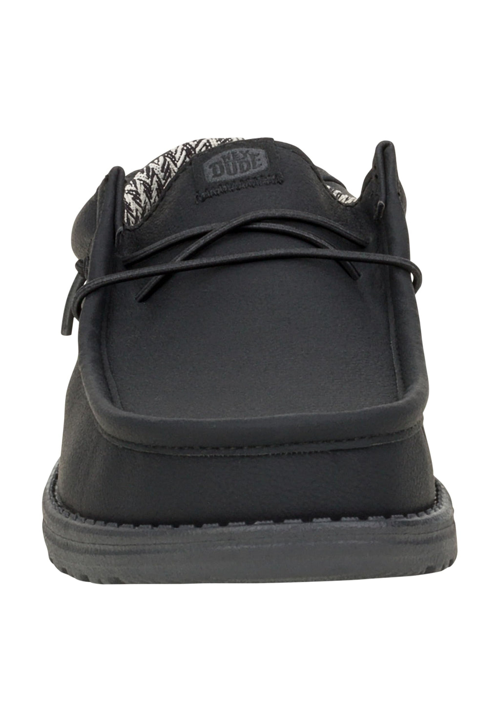 HEYDUDE Men's Wally Classic Black/Charcoal Size 11, Men’s Shoes, Men's Slip-on Loafers, Comfortable & Light-Weight