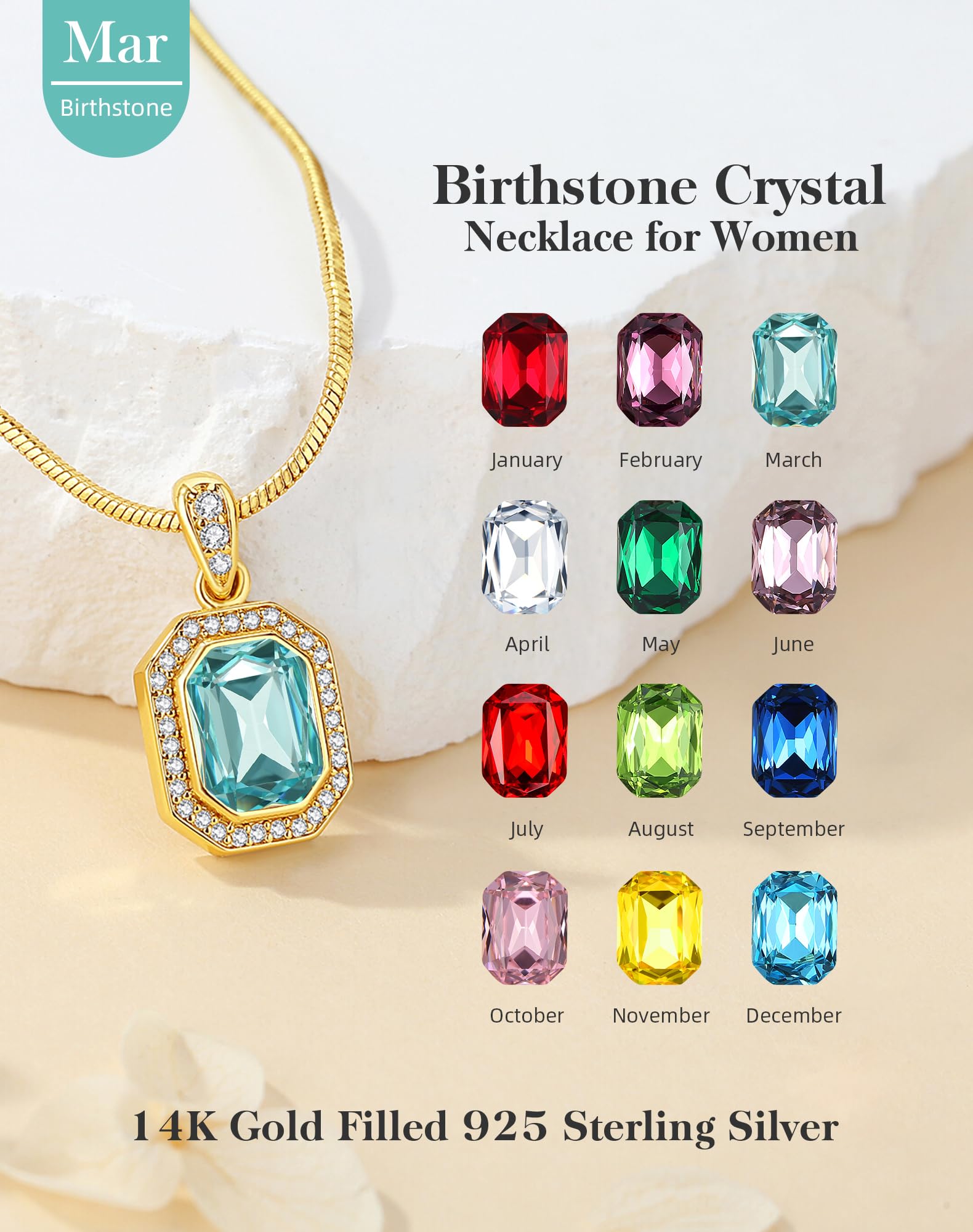 lobci Gold Necklaces for Women Necklace for Girlfriend Crystal Necklaces for Women Gold Jewelry for Wife Birthday Gift Ideas March Aquamarine Necklace-03