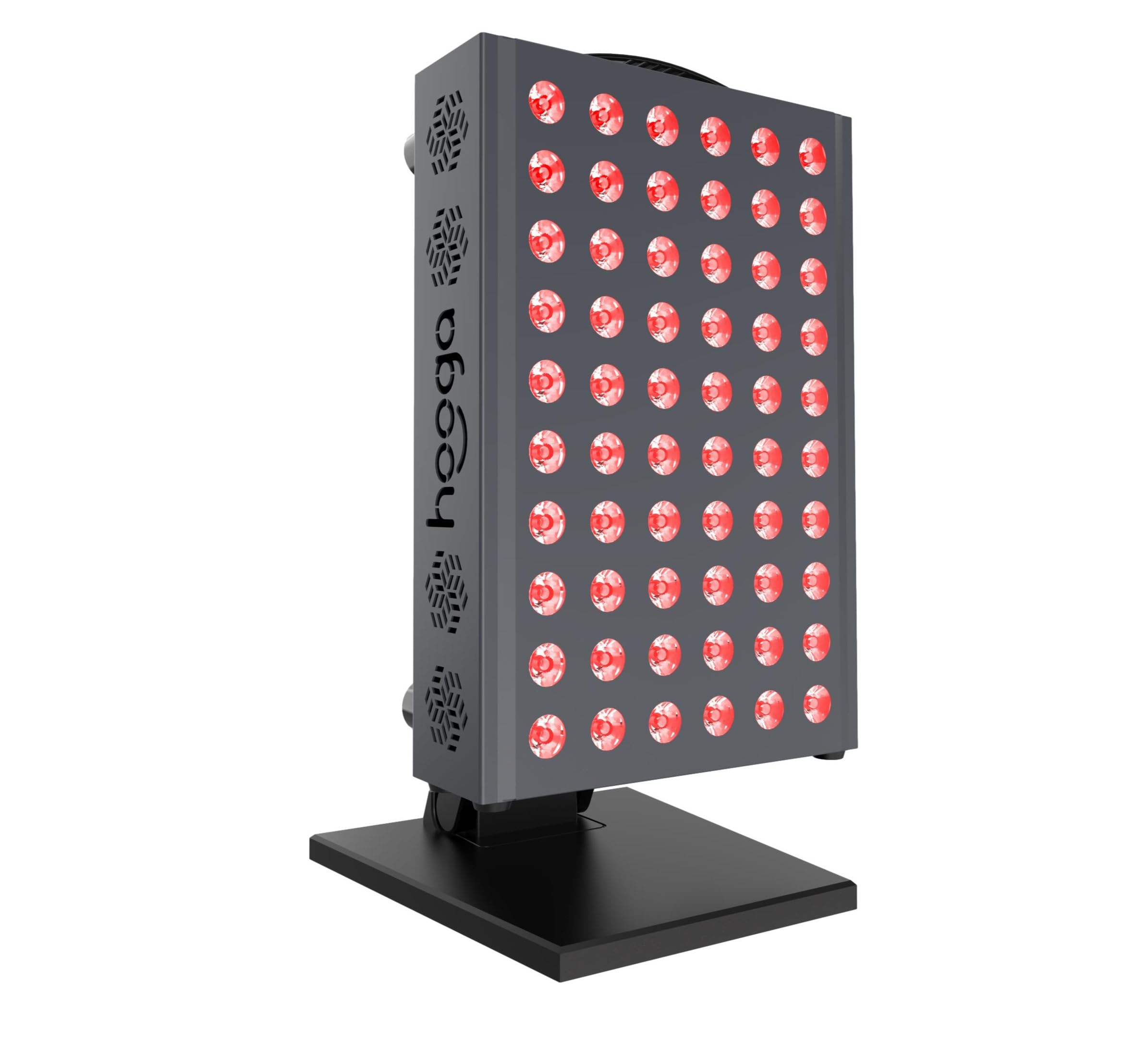Hooga Red Light Therapy Panel for Face and Body, Red & Near Infrared LED Light with Timer and Stand, 60 High-Efficiency Low-Level LEDs (<5 mW), Flicker-Free Wellness and Recovery Device – PRO300